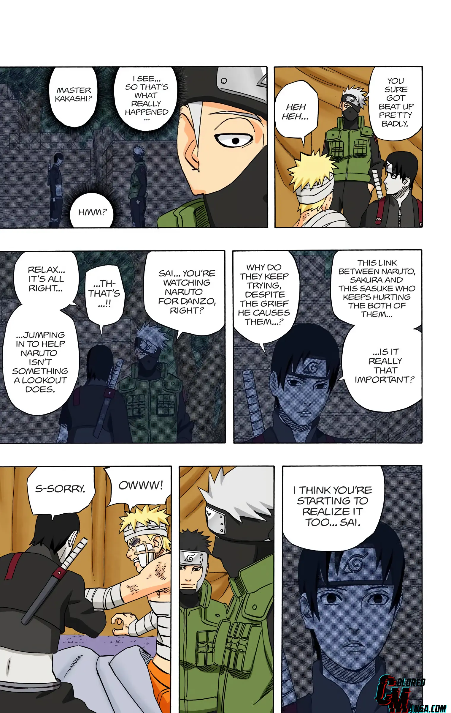 Naruto Colored Manga Online, chapter 455, page 11