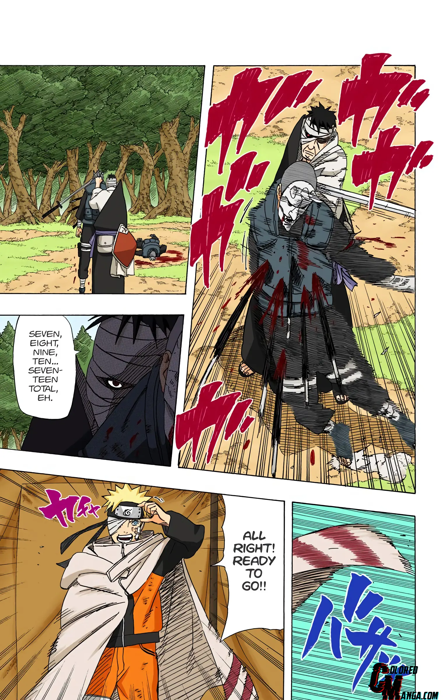 Naruto Colored Manga Online, chapter 456, page 3