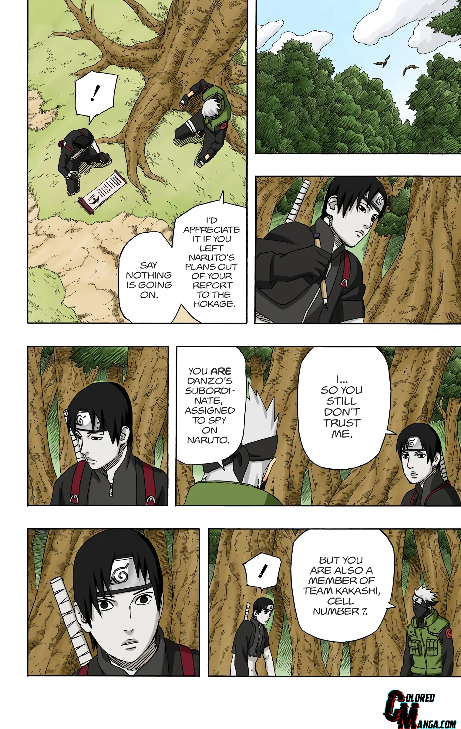 Naruto Colored Manga Online, chapter 456, page 4