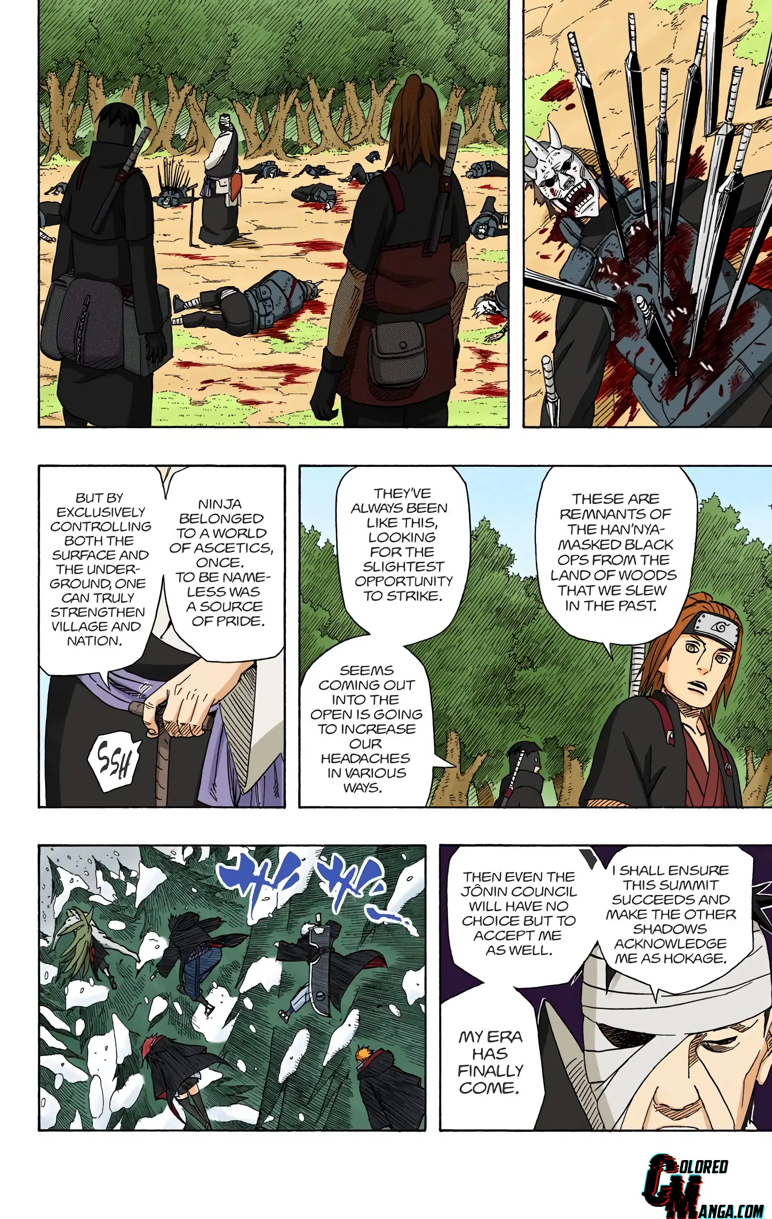 Naruto Colored Manga Online, chapter 456, page 6