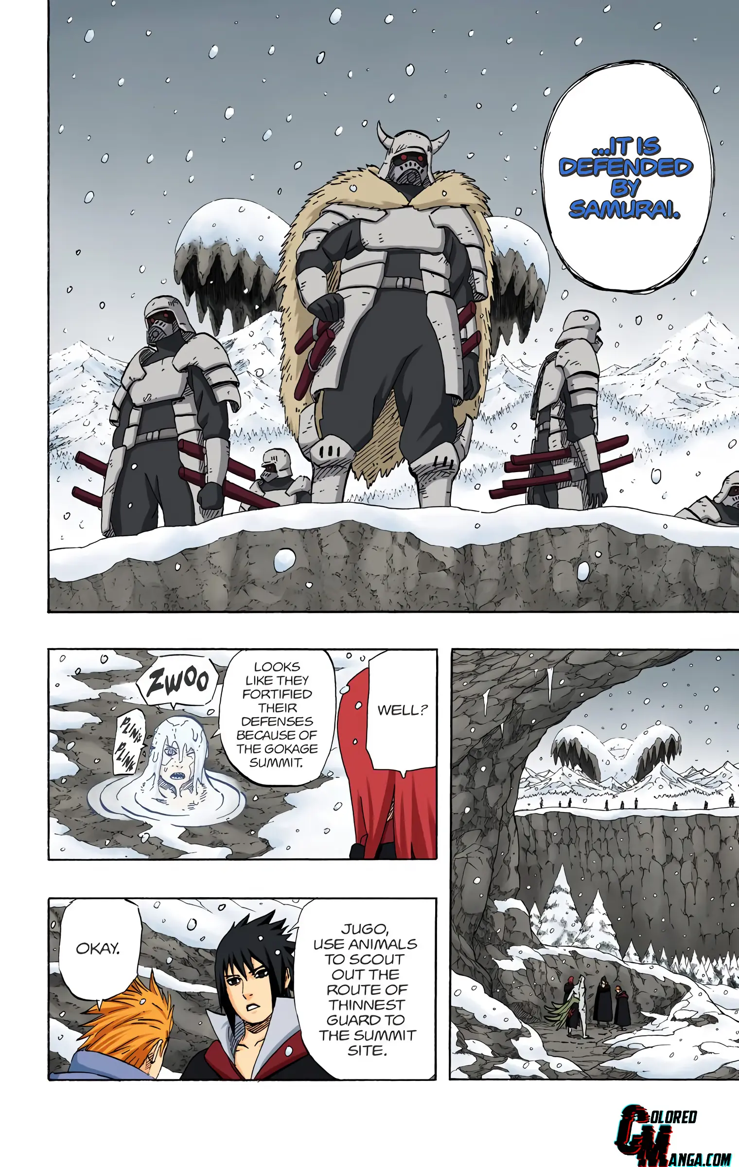 Naruto Colored Manga Online, chapter 456, page 16