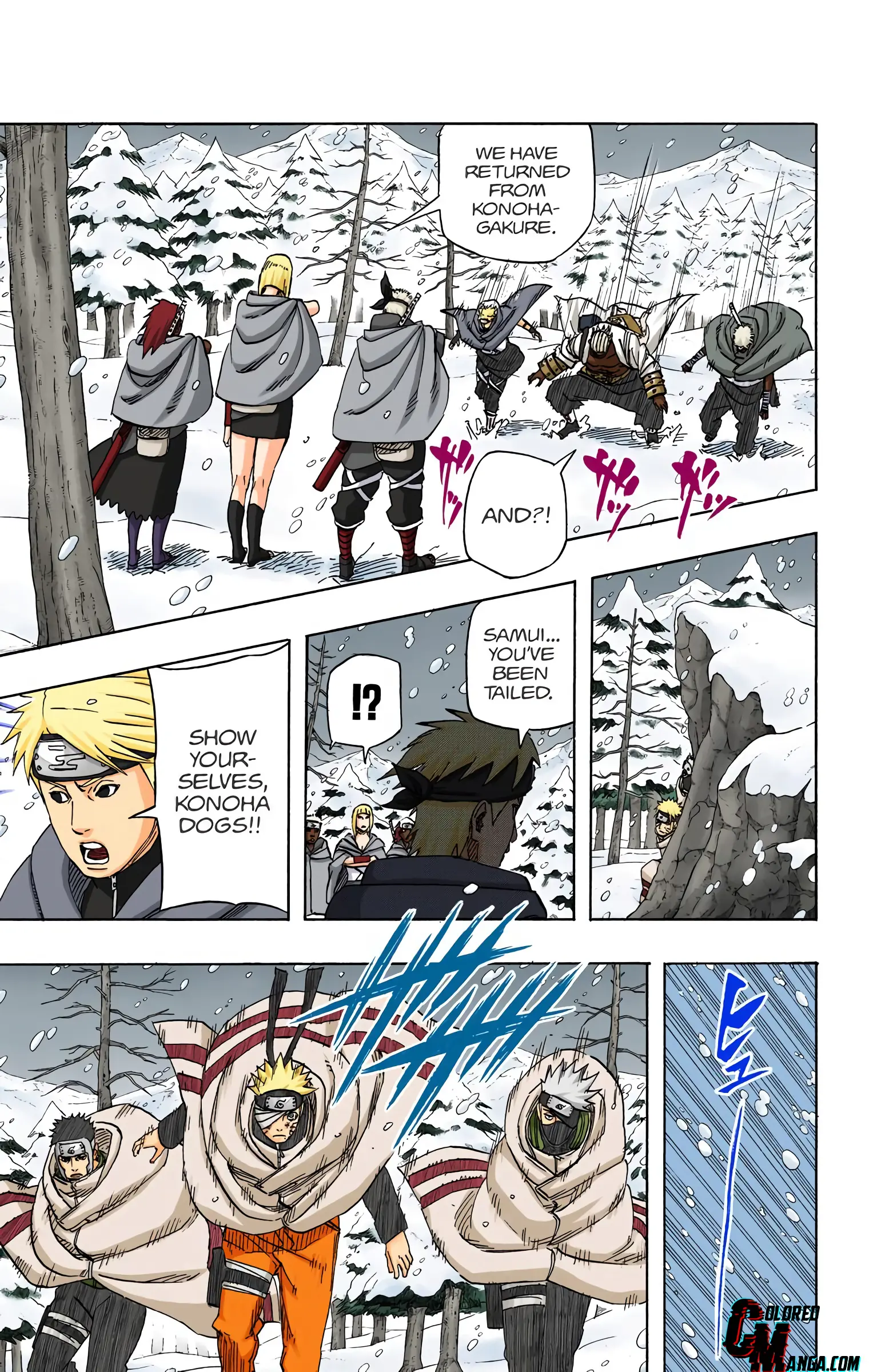 Naruto Colored Manga Online, chapter 457, page 7