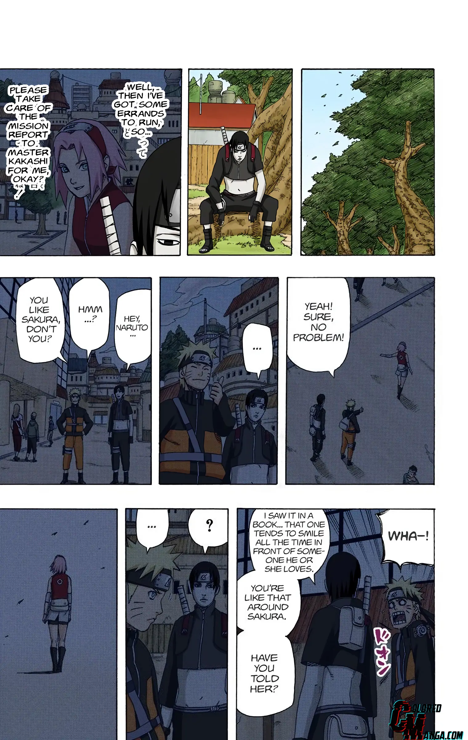 Naruto Colored Manga Online, chapter 457, page 11