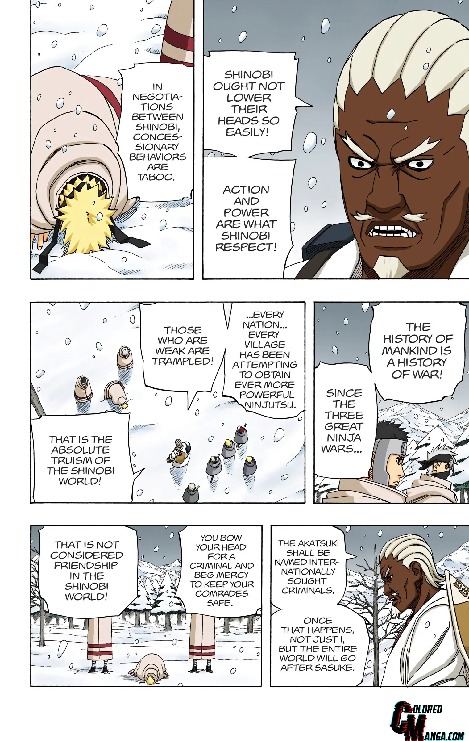Naruto Colored Manga Online, chapter 457, page 14