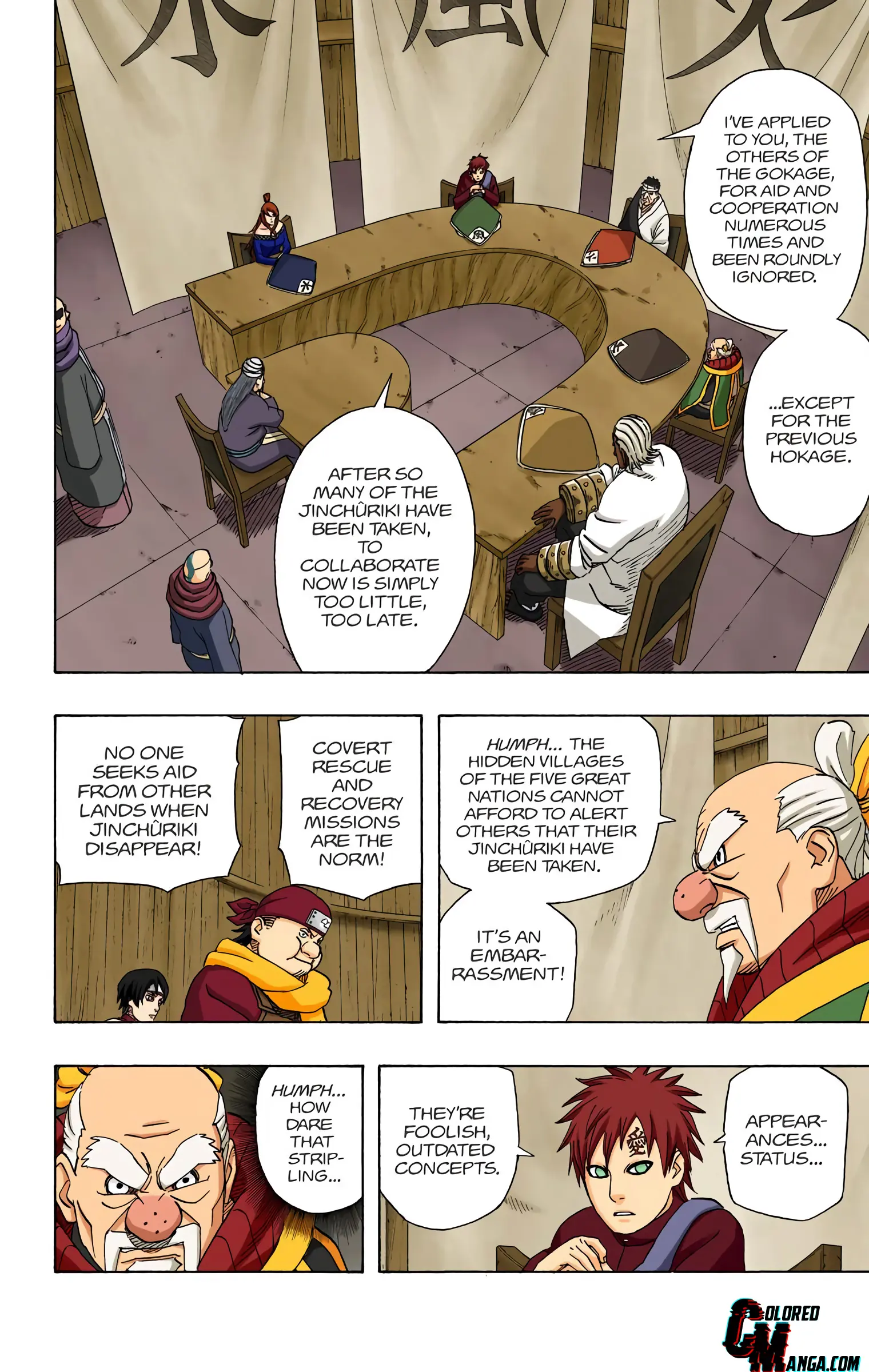 Naruto Colored Manga Online, chapter 458, page 2