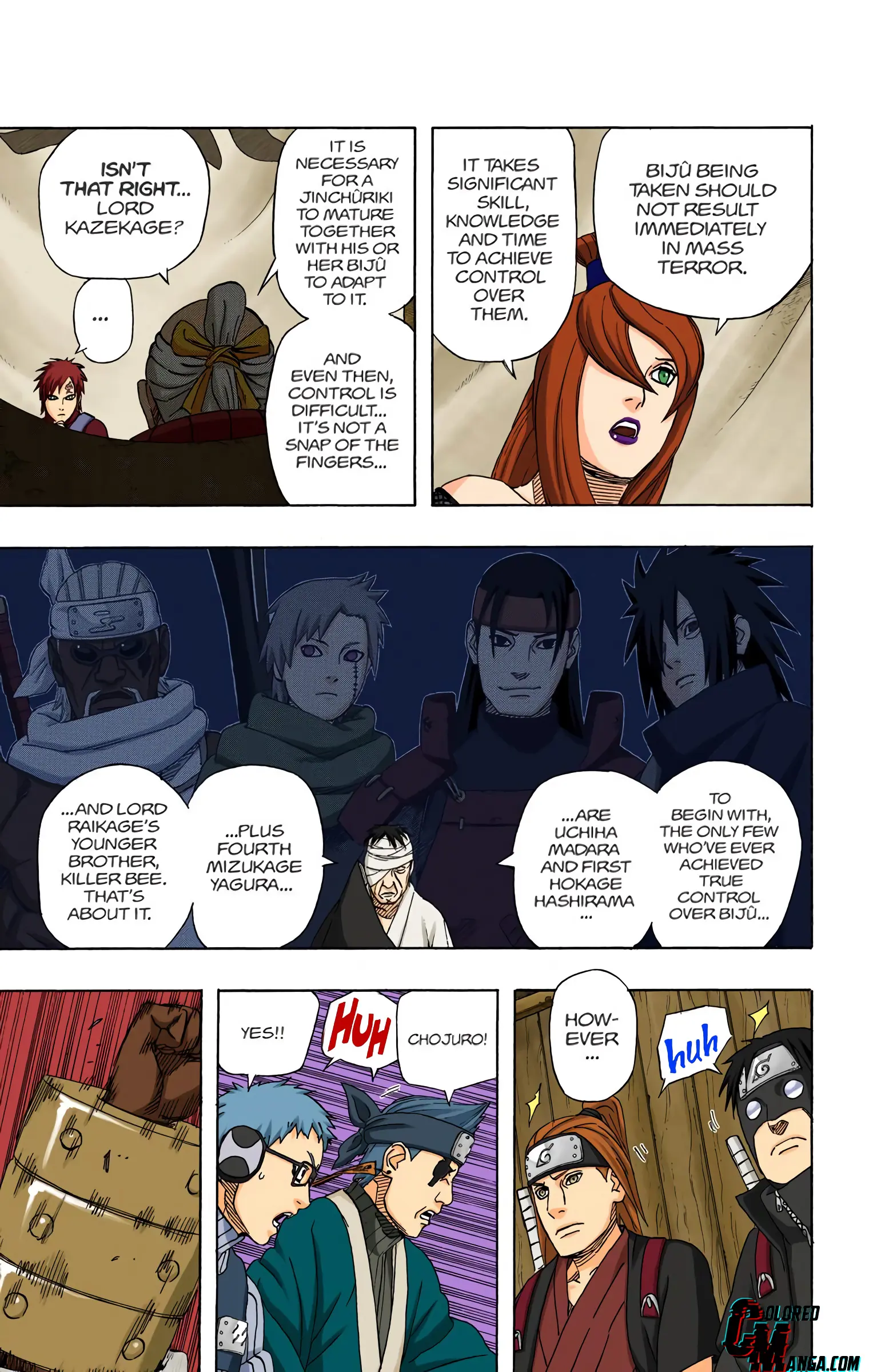 Naruto Colored Manga Online, chapter 458, page 3