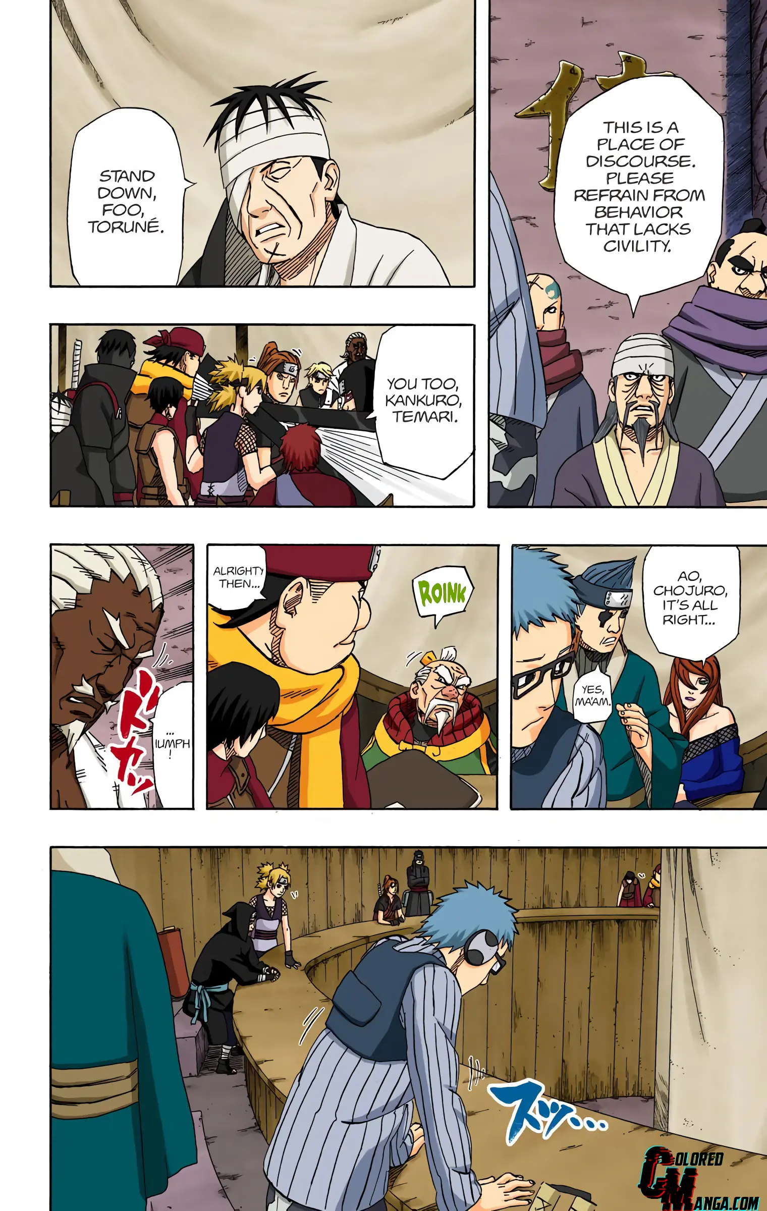 Naruto Colored Manga Online, chapter 458, page 5