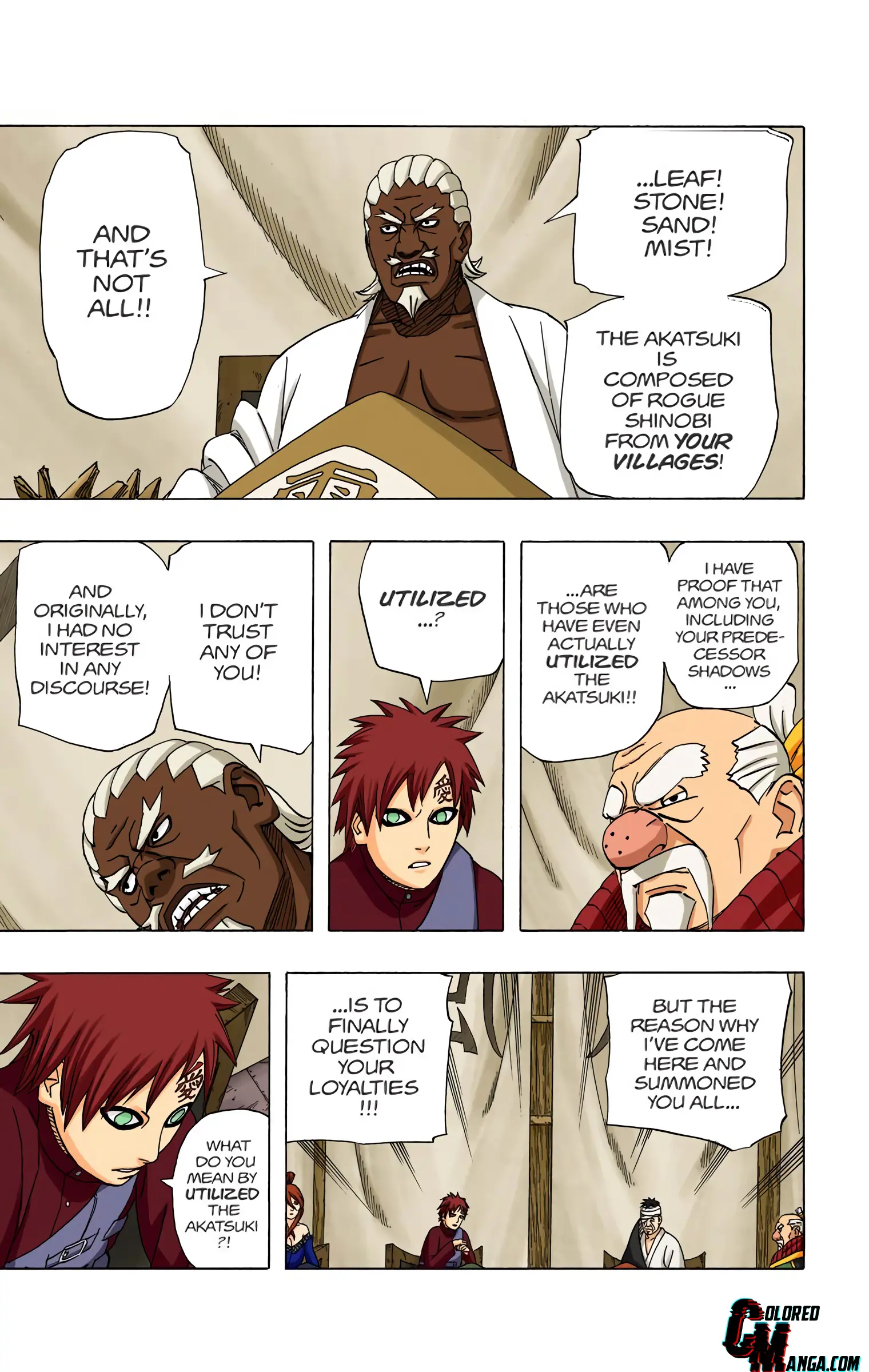 Naruto Colored Manga Online, chapter 458, page 6