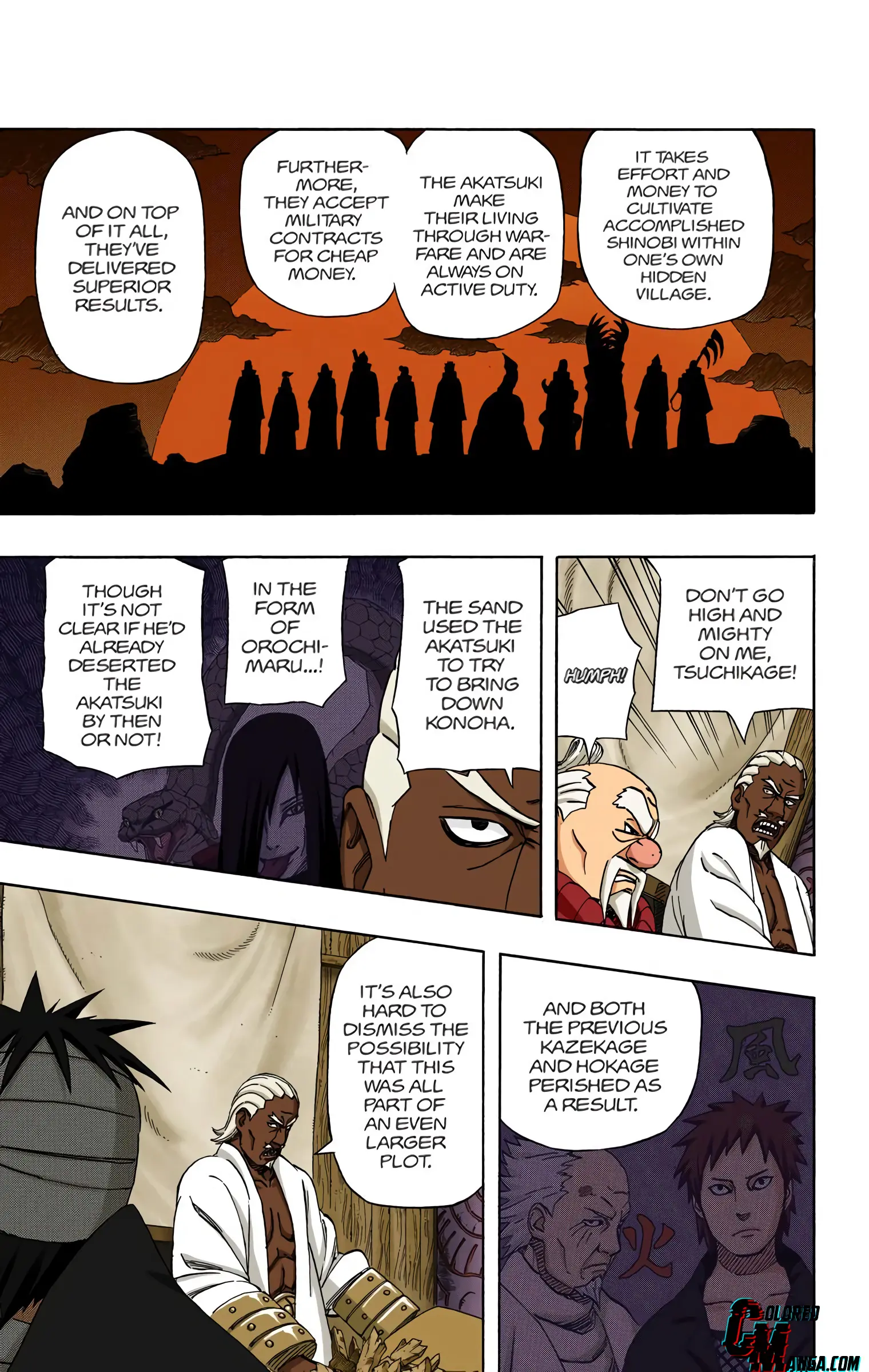 Naruto Colored Manga Online, chapter 458, page 8