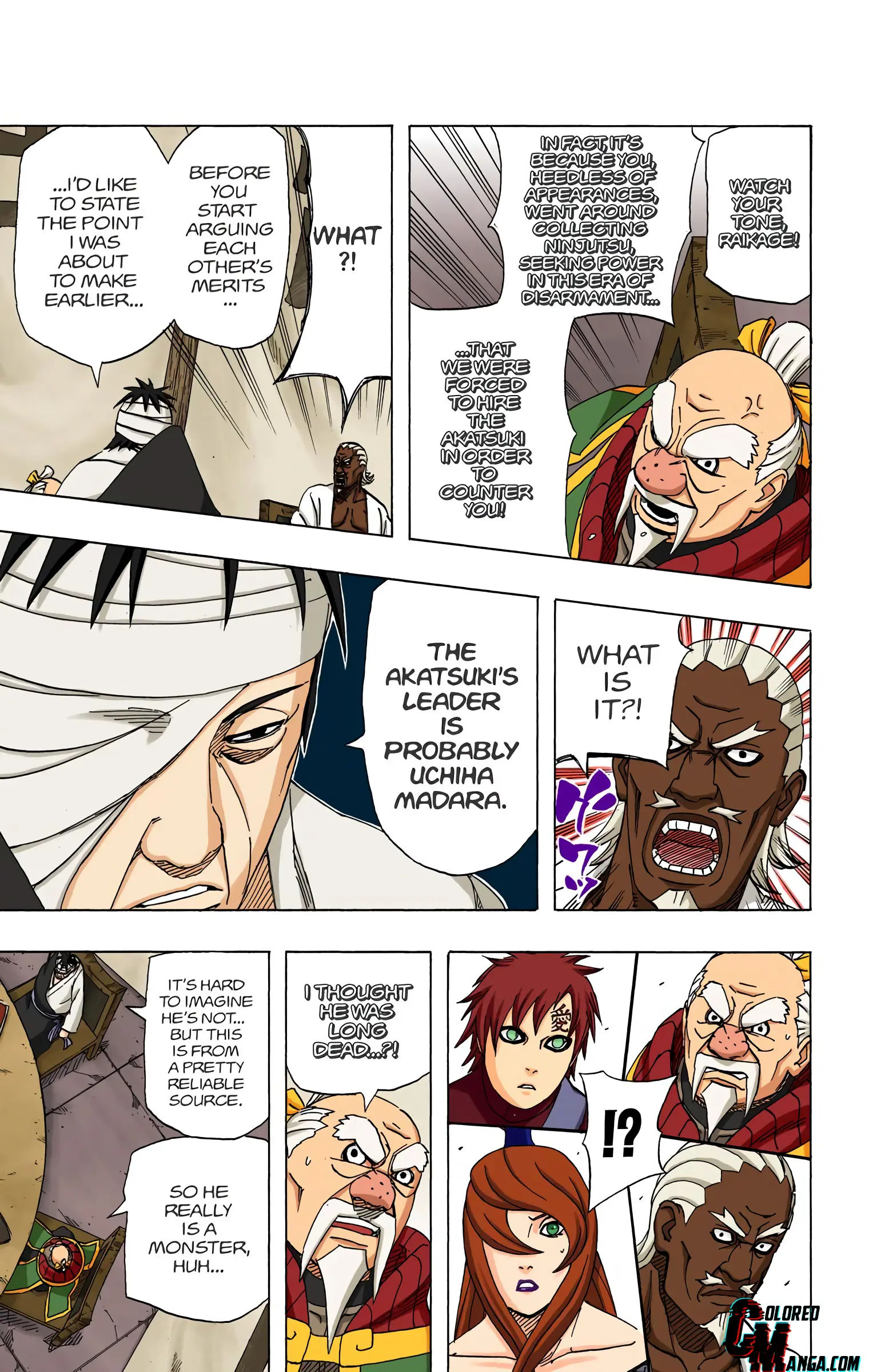 Naruto Colored Manga Online, chapter 458, page 10