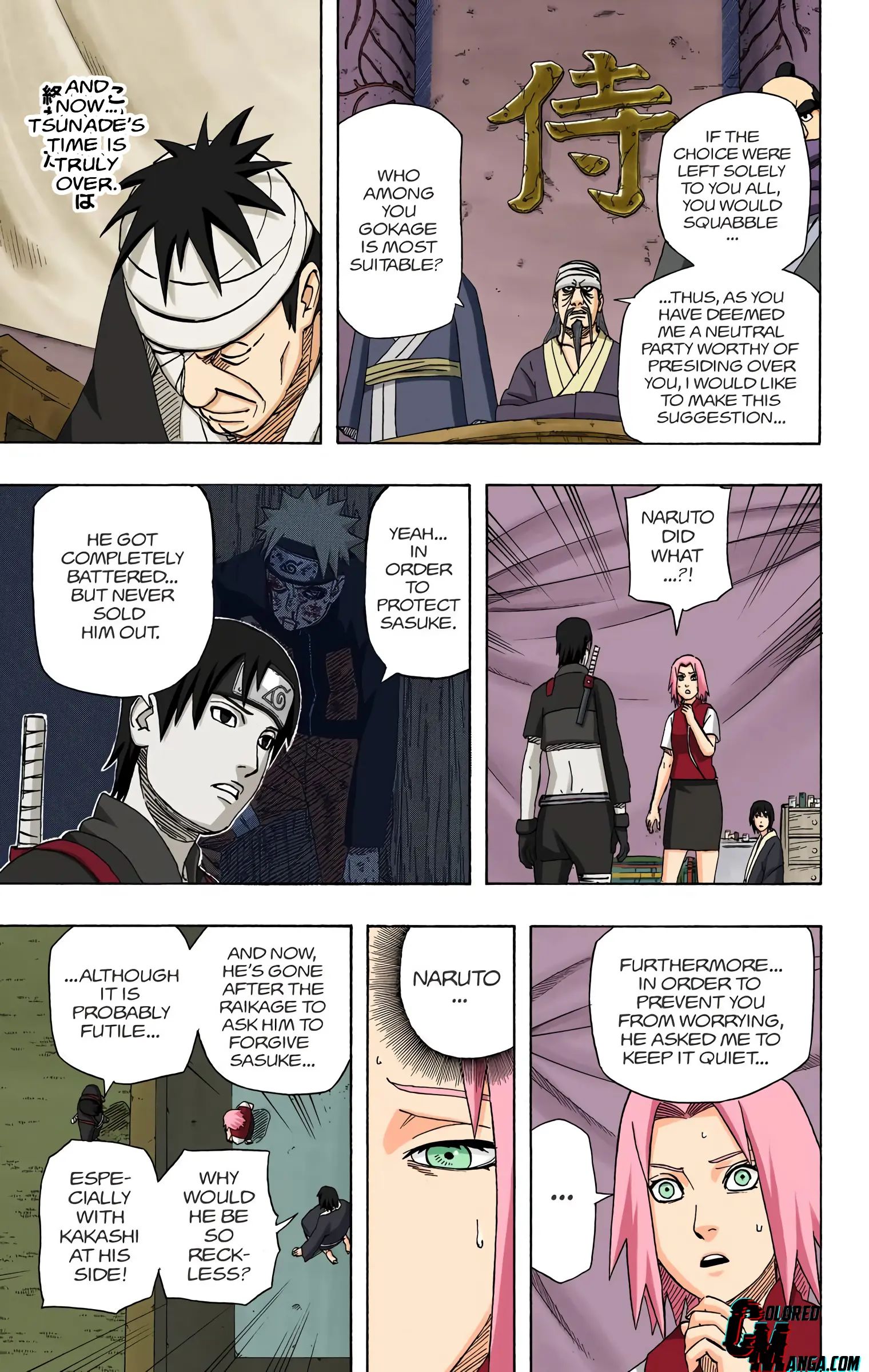 Naruto Colored Manga Online, chapter 458, page 12