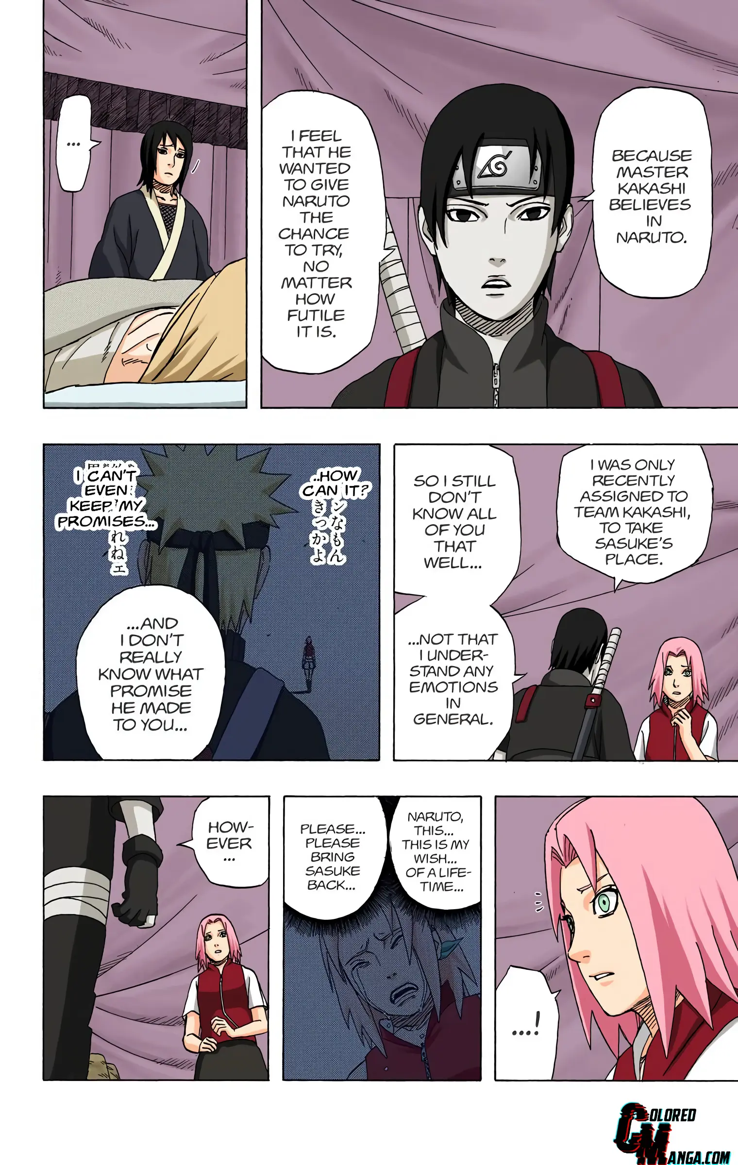 Naruto Colored Manga Online, chapter 458, page 13