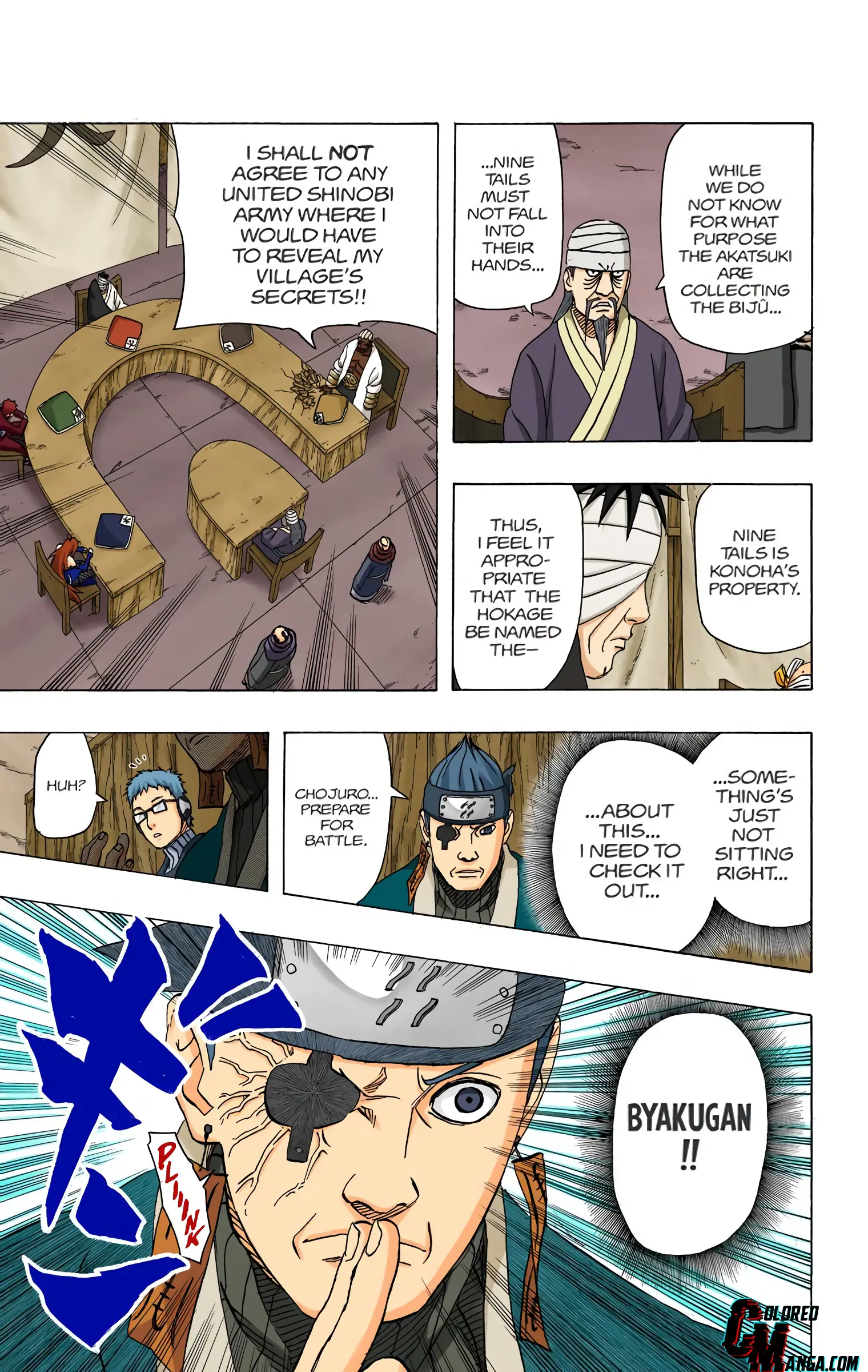 Naruto Colored Manga Online, chapter 459, page 3