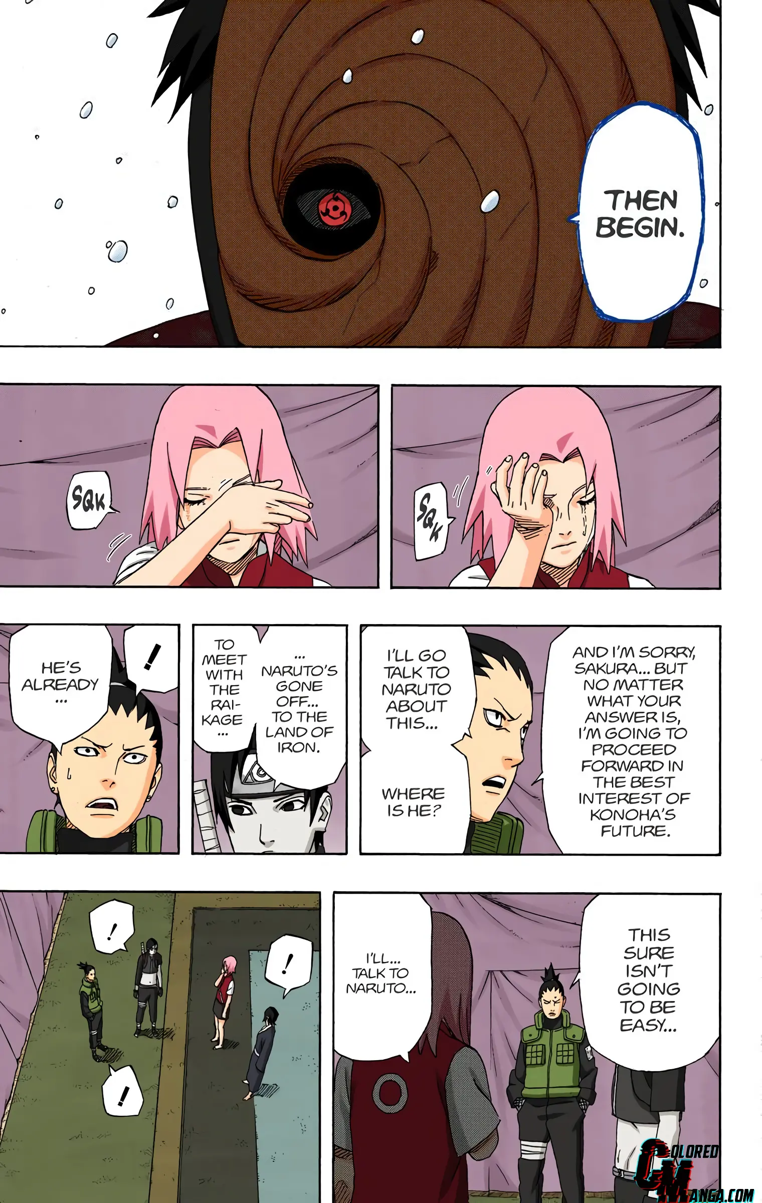 Naruto Colored Manga Online, chapter 459, page 13