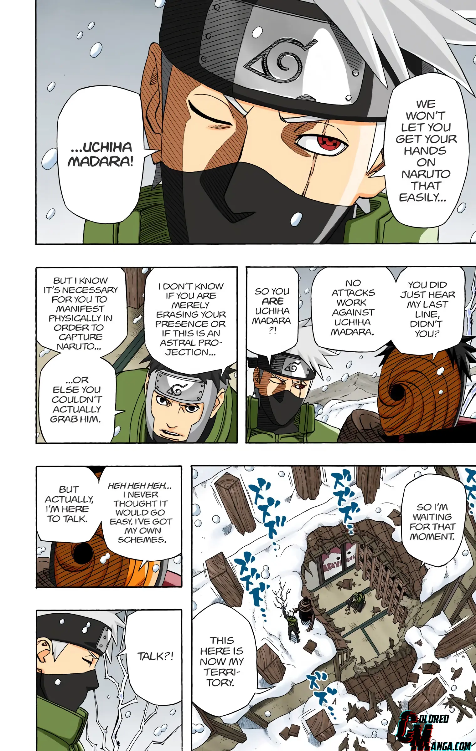 Naruto Colored Manga Online, chapter 460, page 8