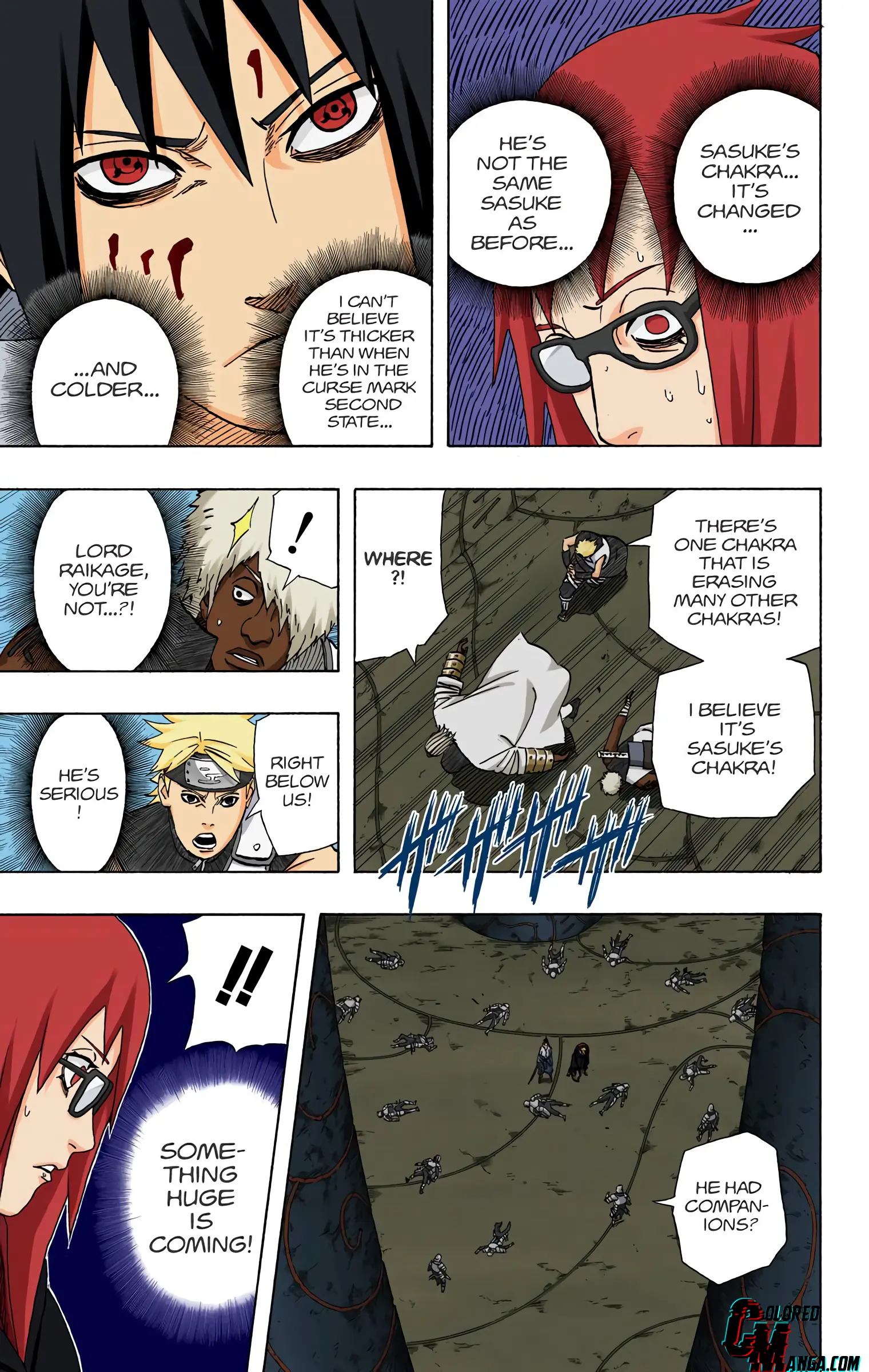 Naruto Colored Manga Online, chapter 460, page 15
