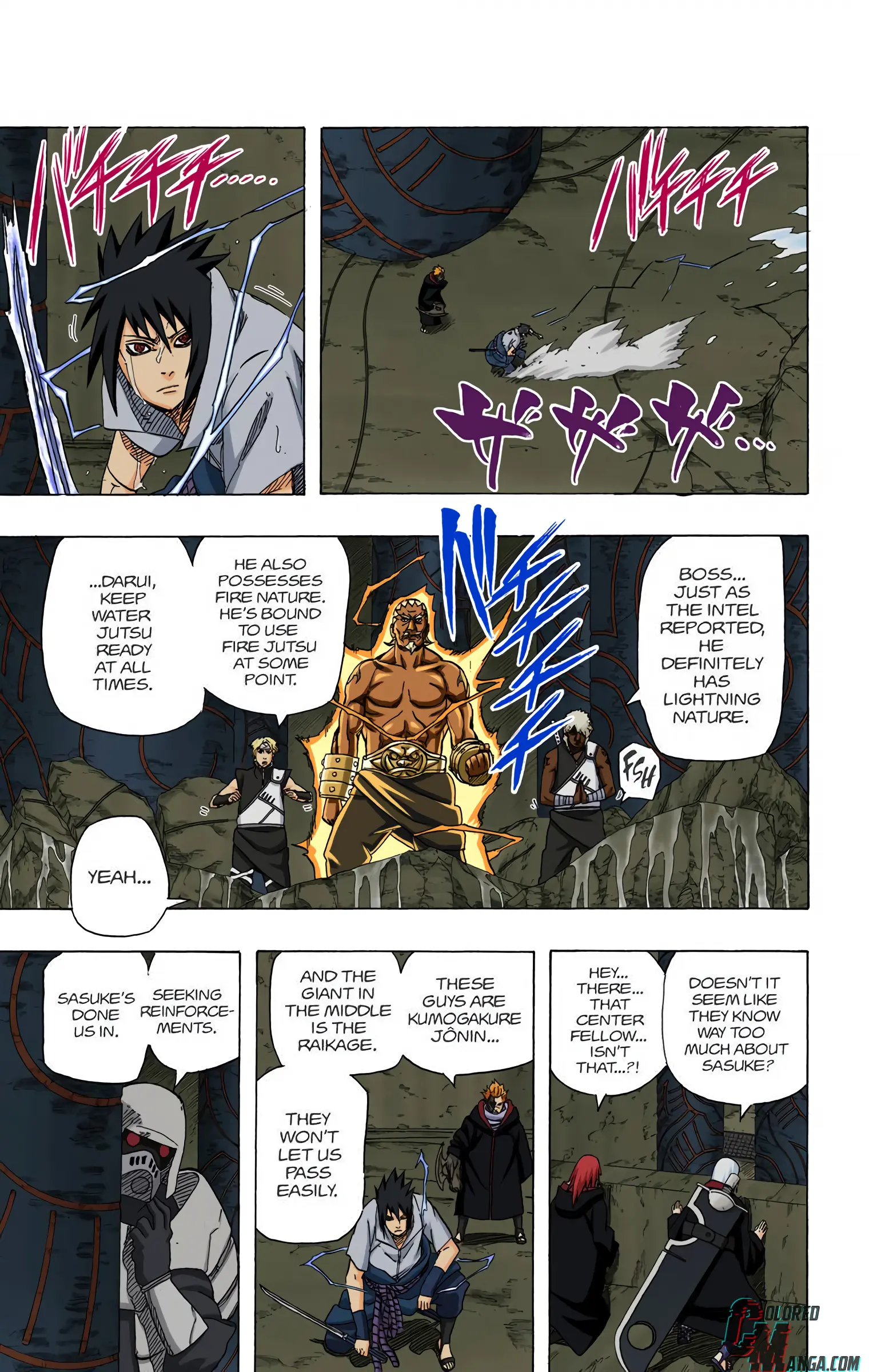Naruto Colored Manga Online, chapter 461, page 3