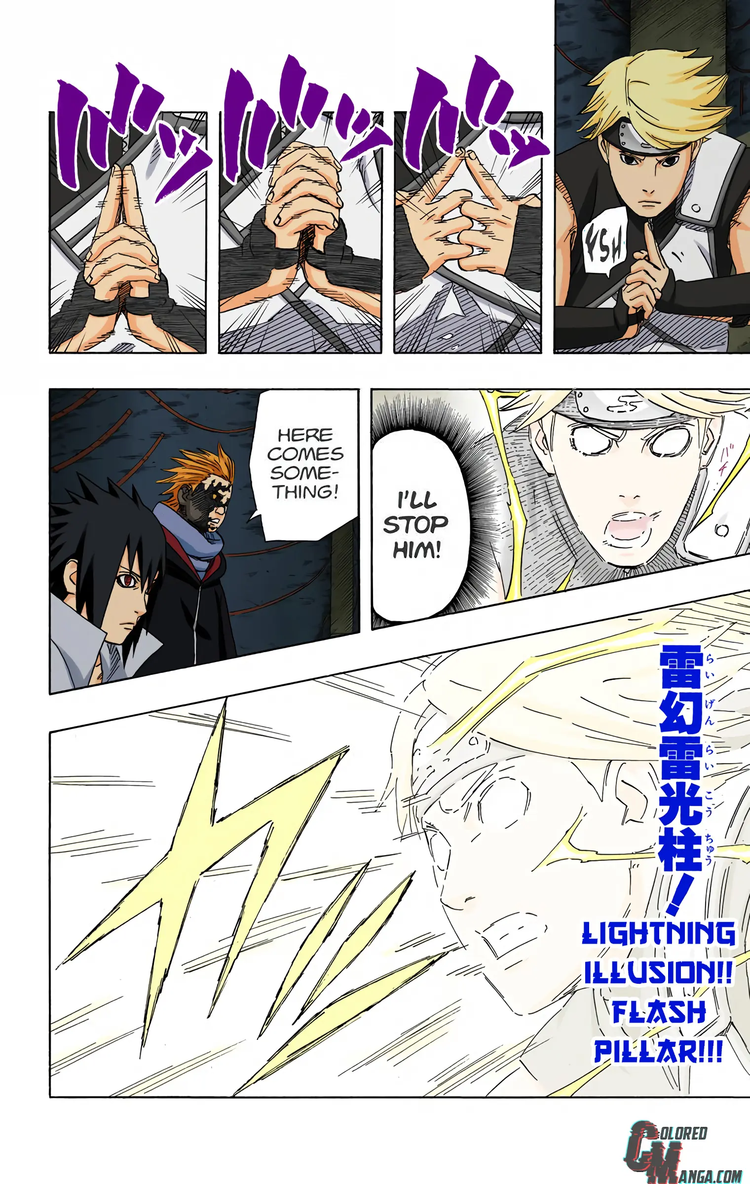 Naruto Colored Manga Online, chapter 461, page 4