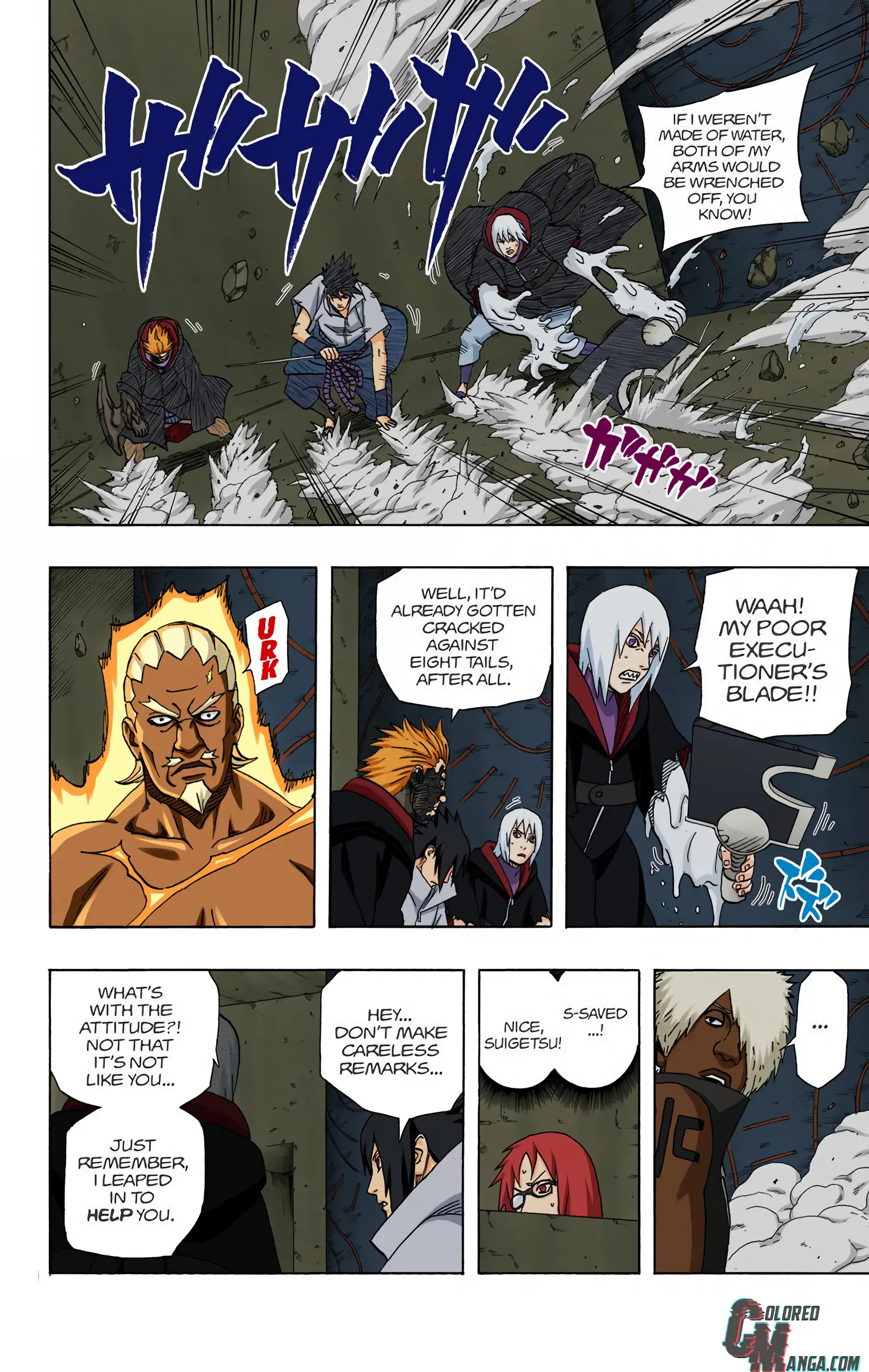 Naruto Colored Manga Online, chapter 461, page 8