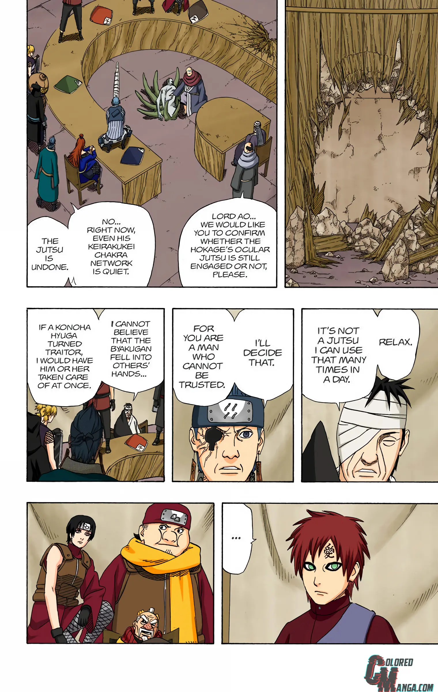 Naruto Colored Manga Online, chapter 461, page 10