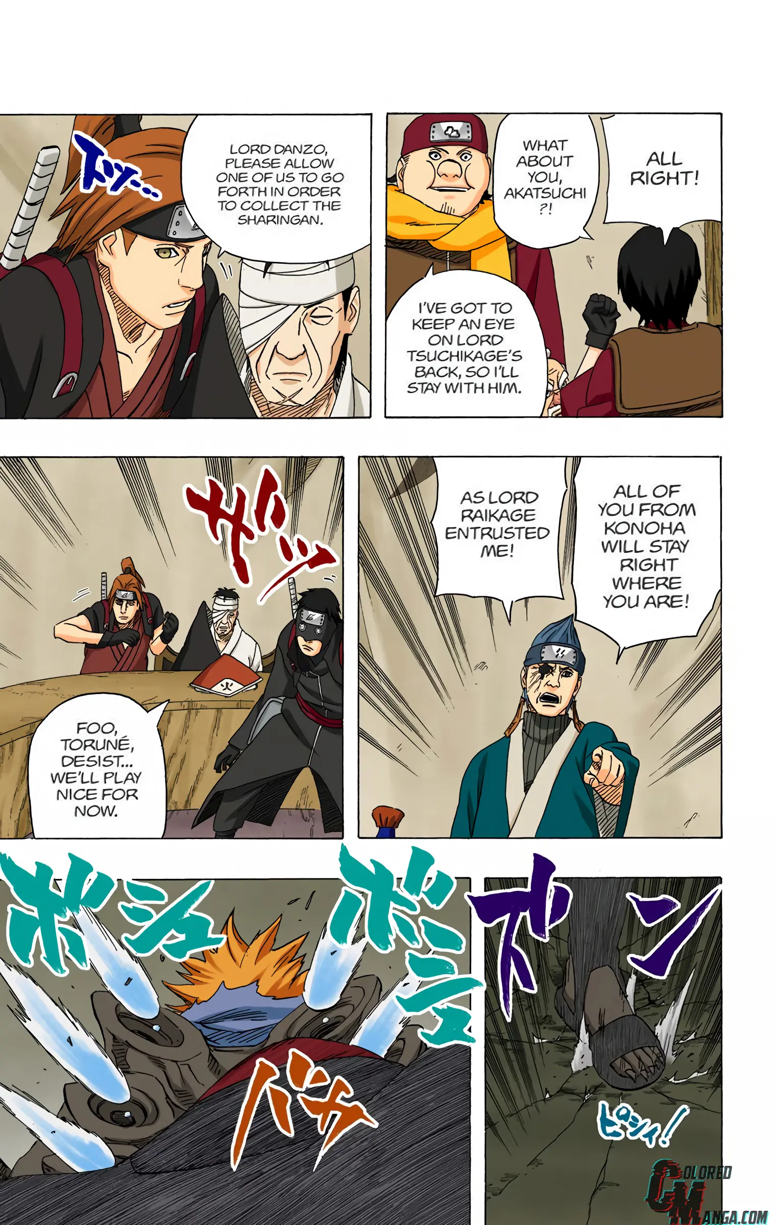 Naruto Colored Manga Online, chapter 461, page 15