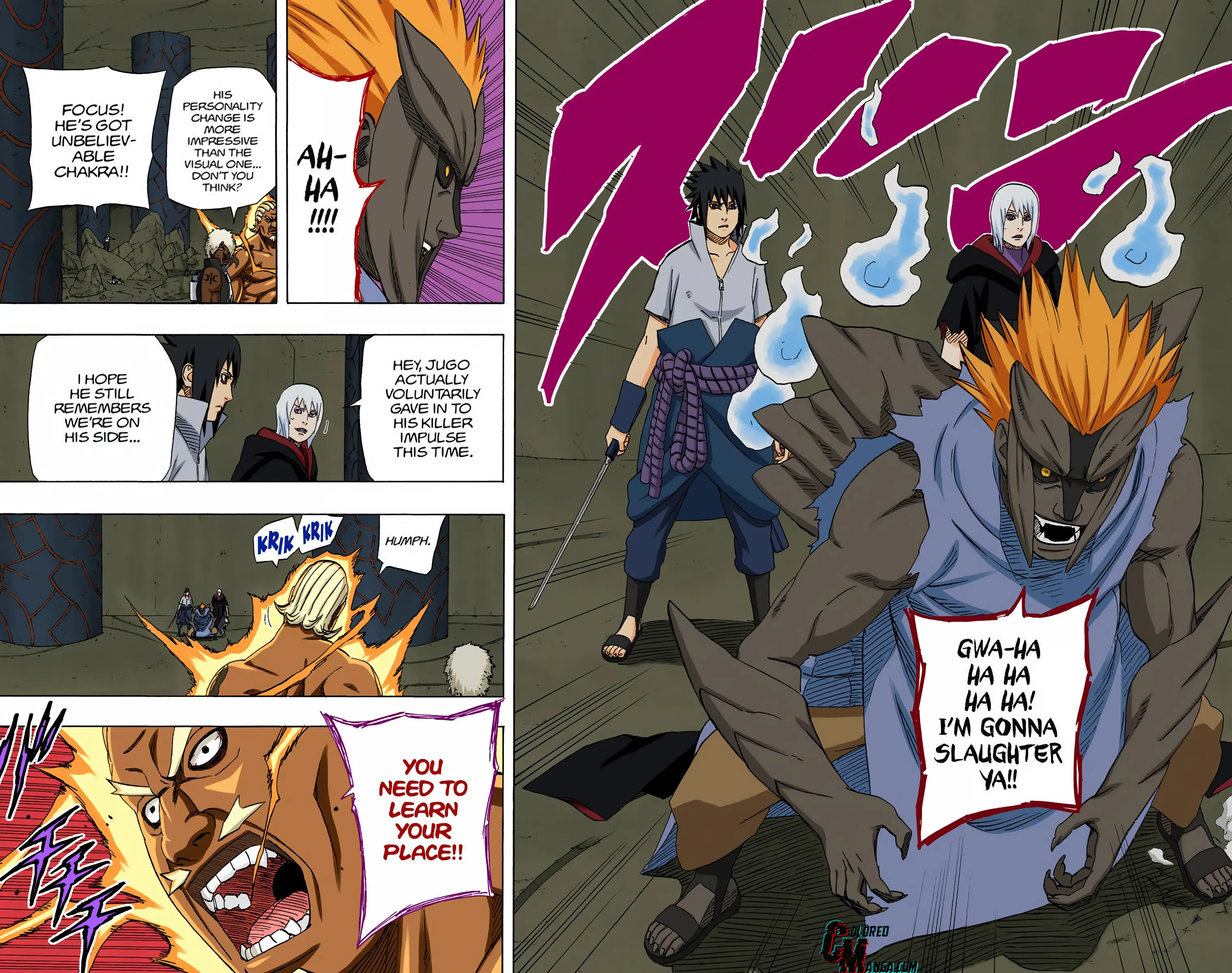 Naruto Colored Manga Online, chapter 461, page 16
