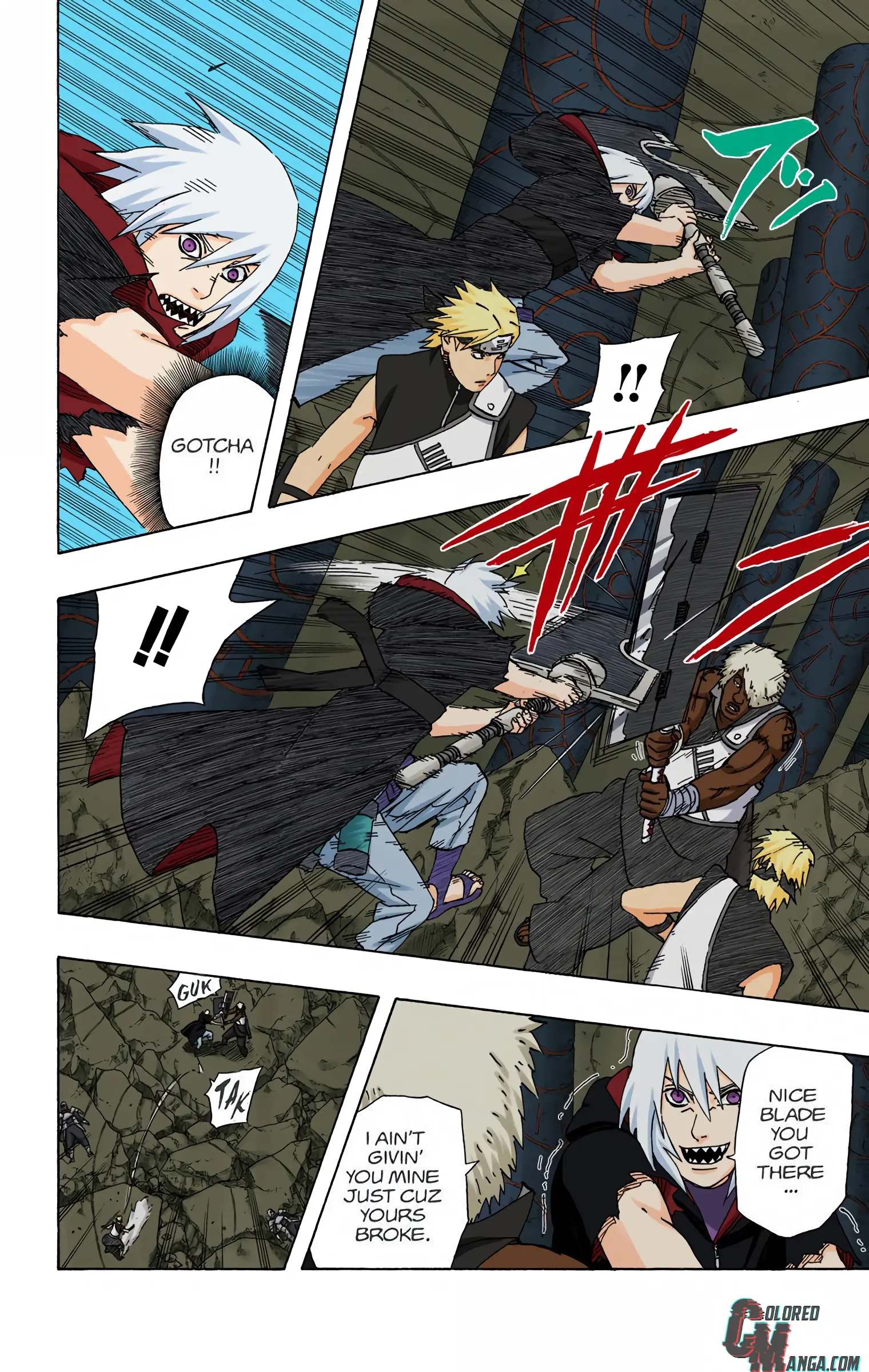 Naruto Colored Manga Online, chapter 462, page 2