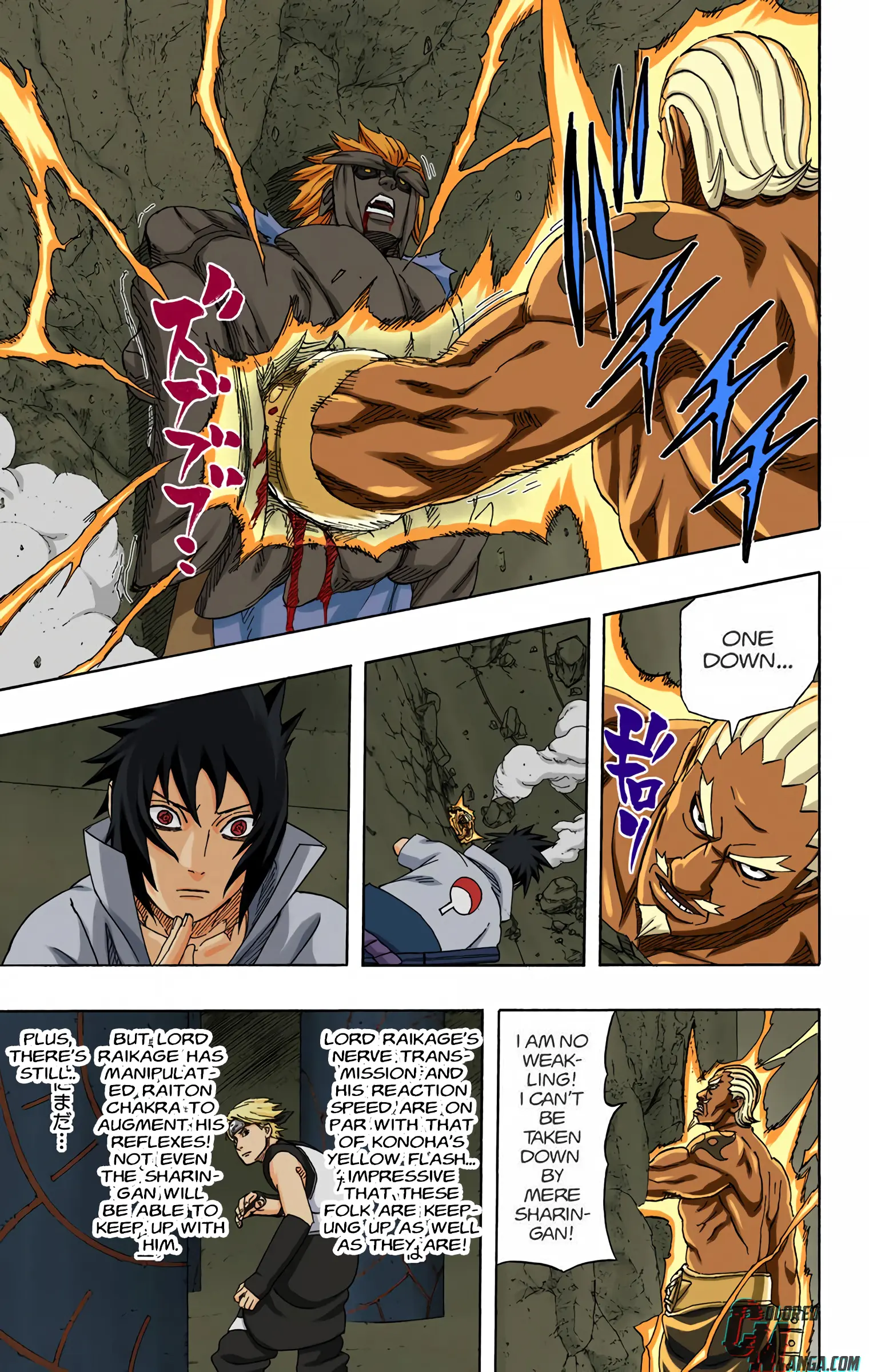Naruto Colored Manga Online, chapter 462, page 3