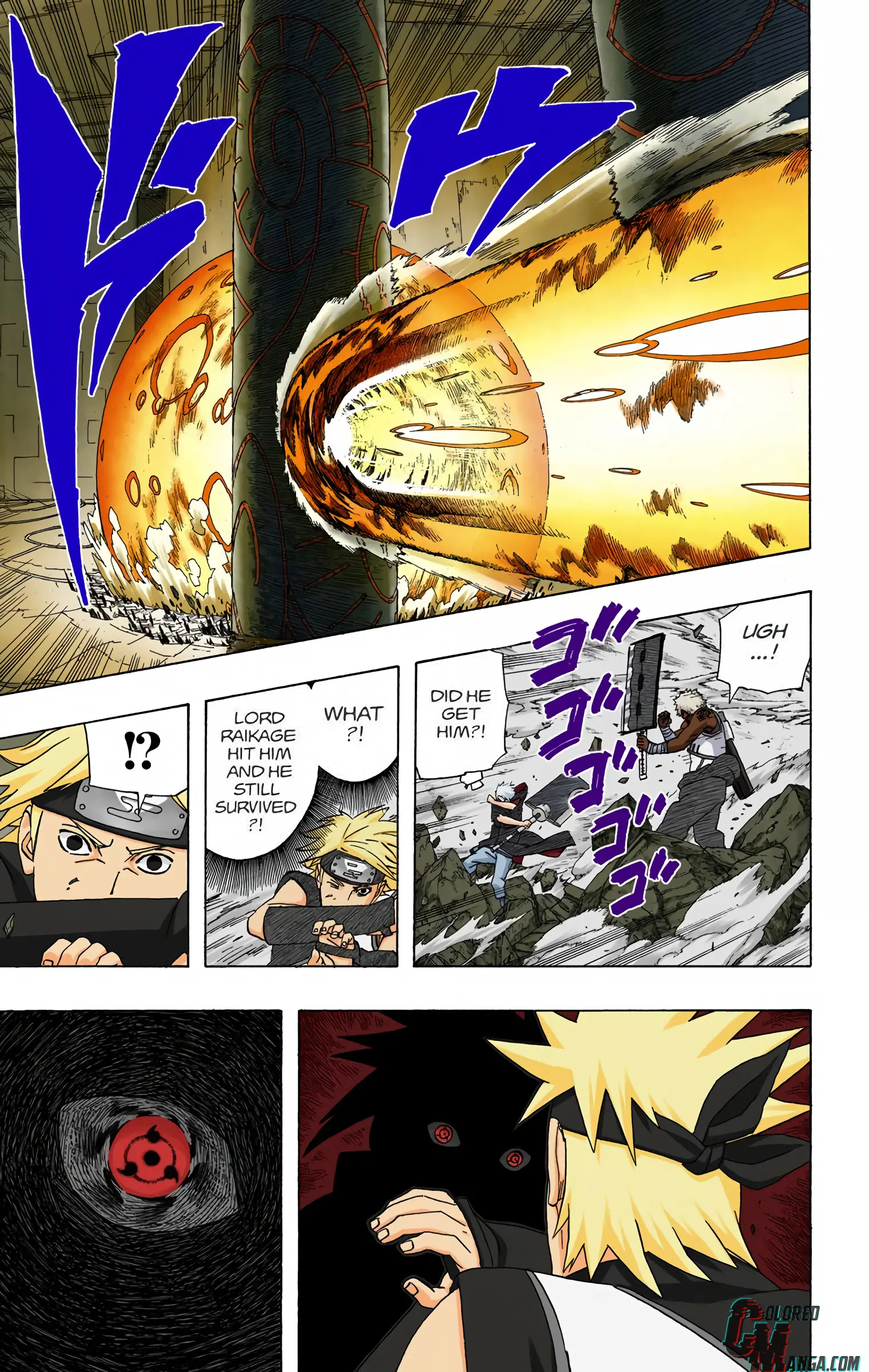 Naruto Colored Manga Online, chapter 462, page 5