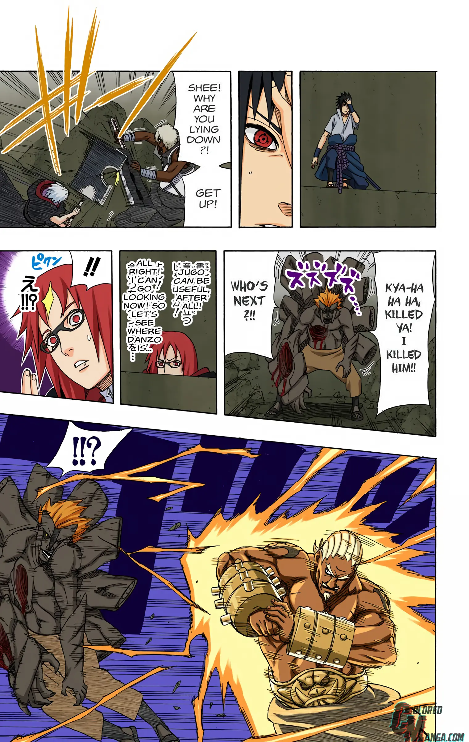 Naruto Colored Manga Online, chapter 462, page 7