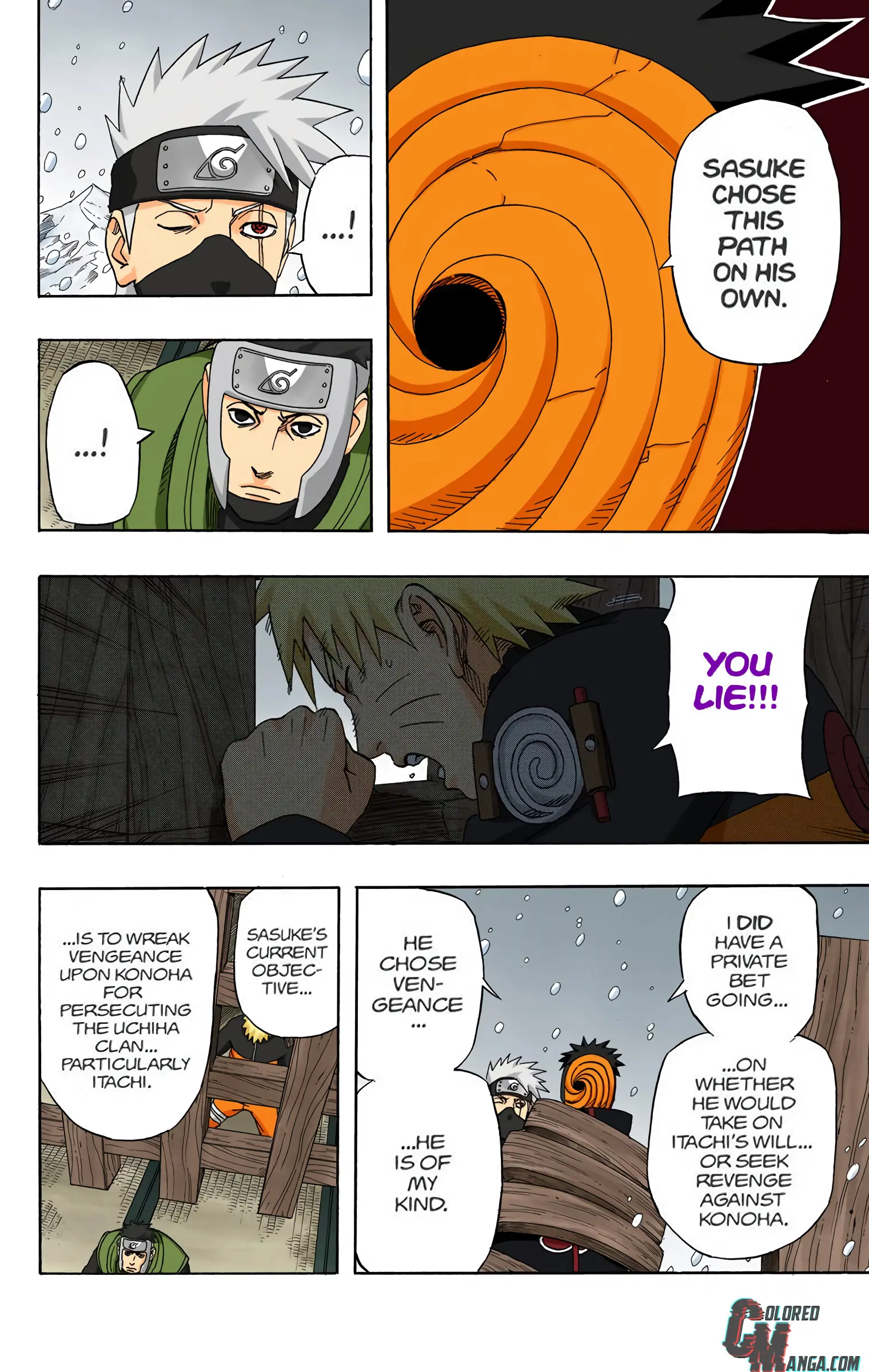 Naruto Colored Manga Online, chapter 462, page 10