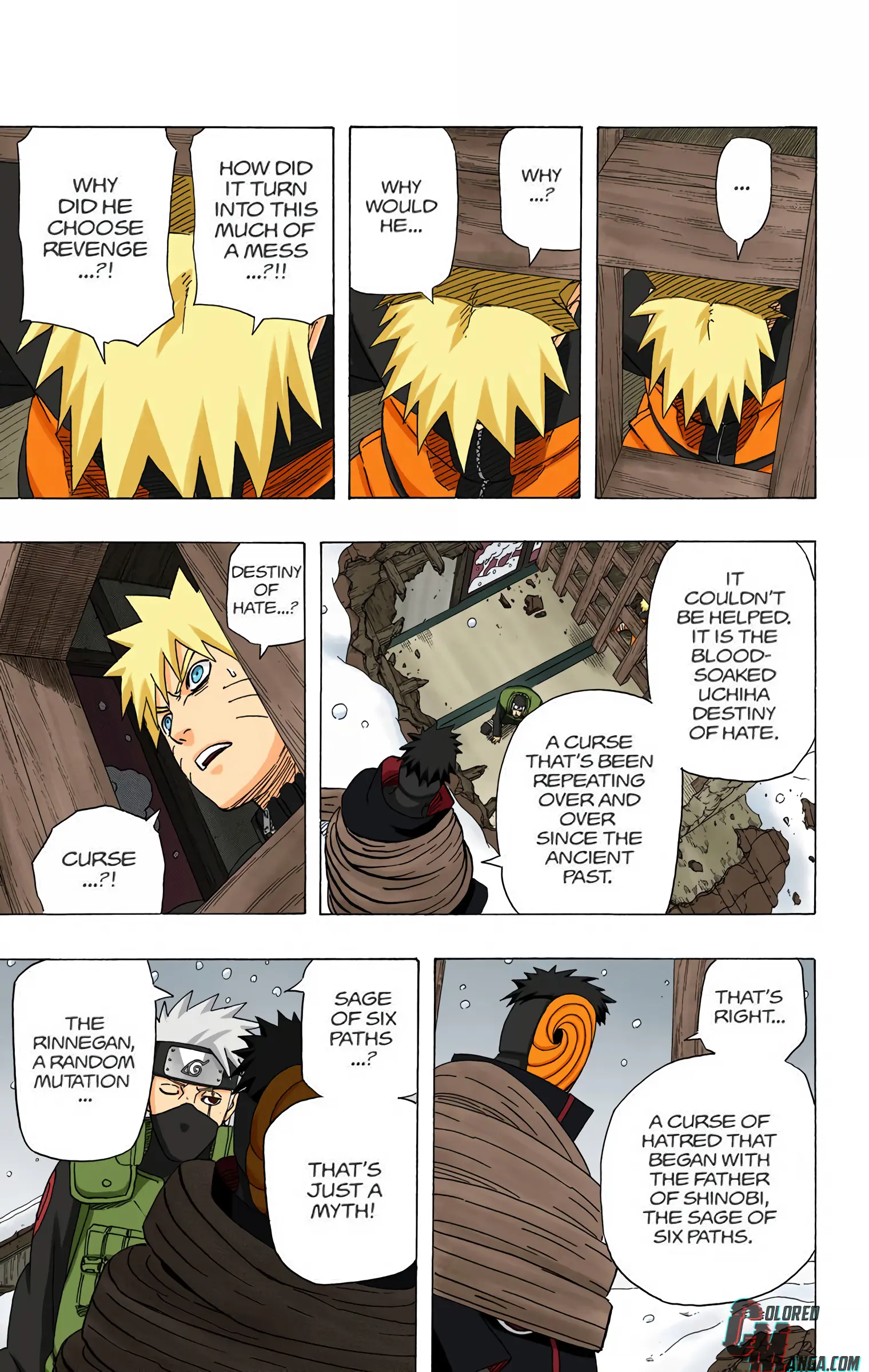 Naruto Colored Manga Online, chapter 462, page 11