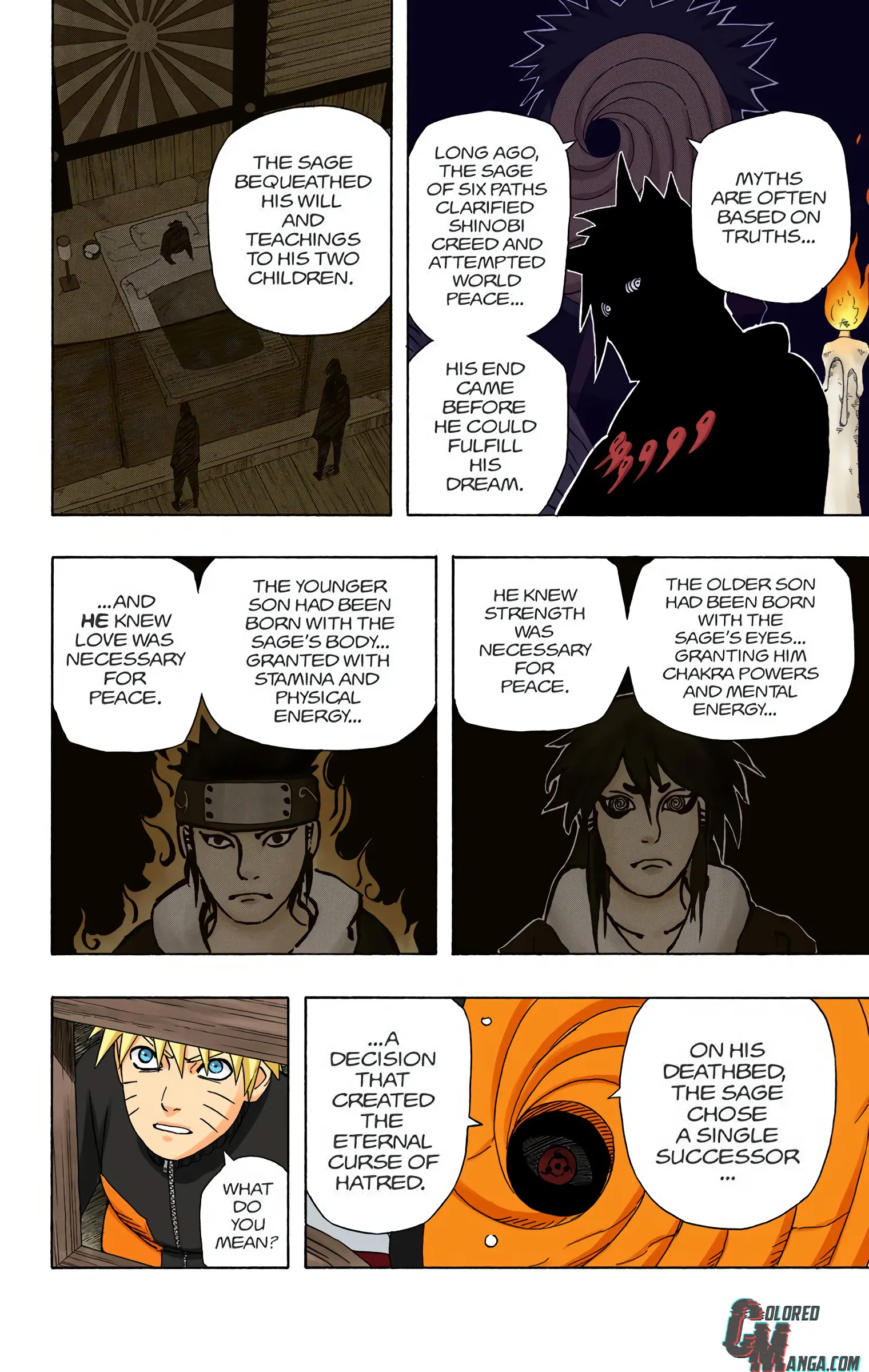 Naruto Colored Manga Online, chapter 462, page 12