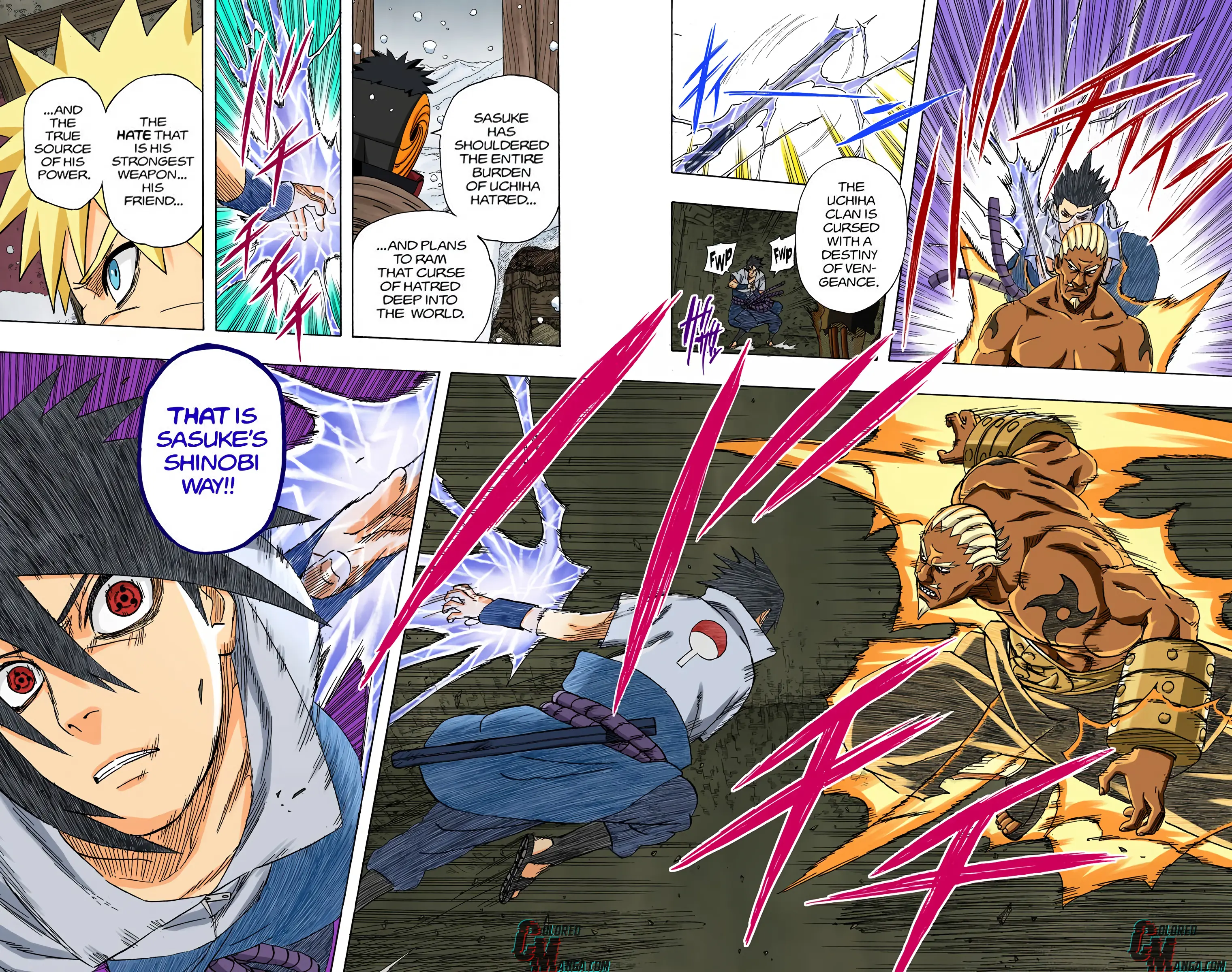 Naruto Colored Manga Online, chapter 462, page 16