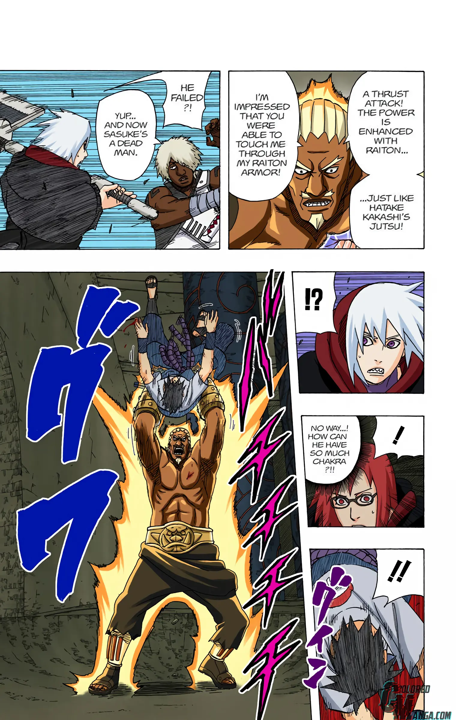 Naruto Colored Manga Online, chapter 463, page 3