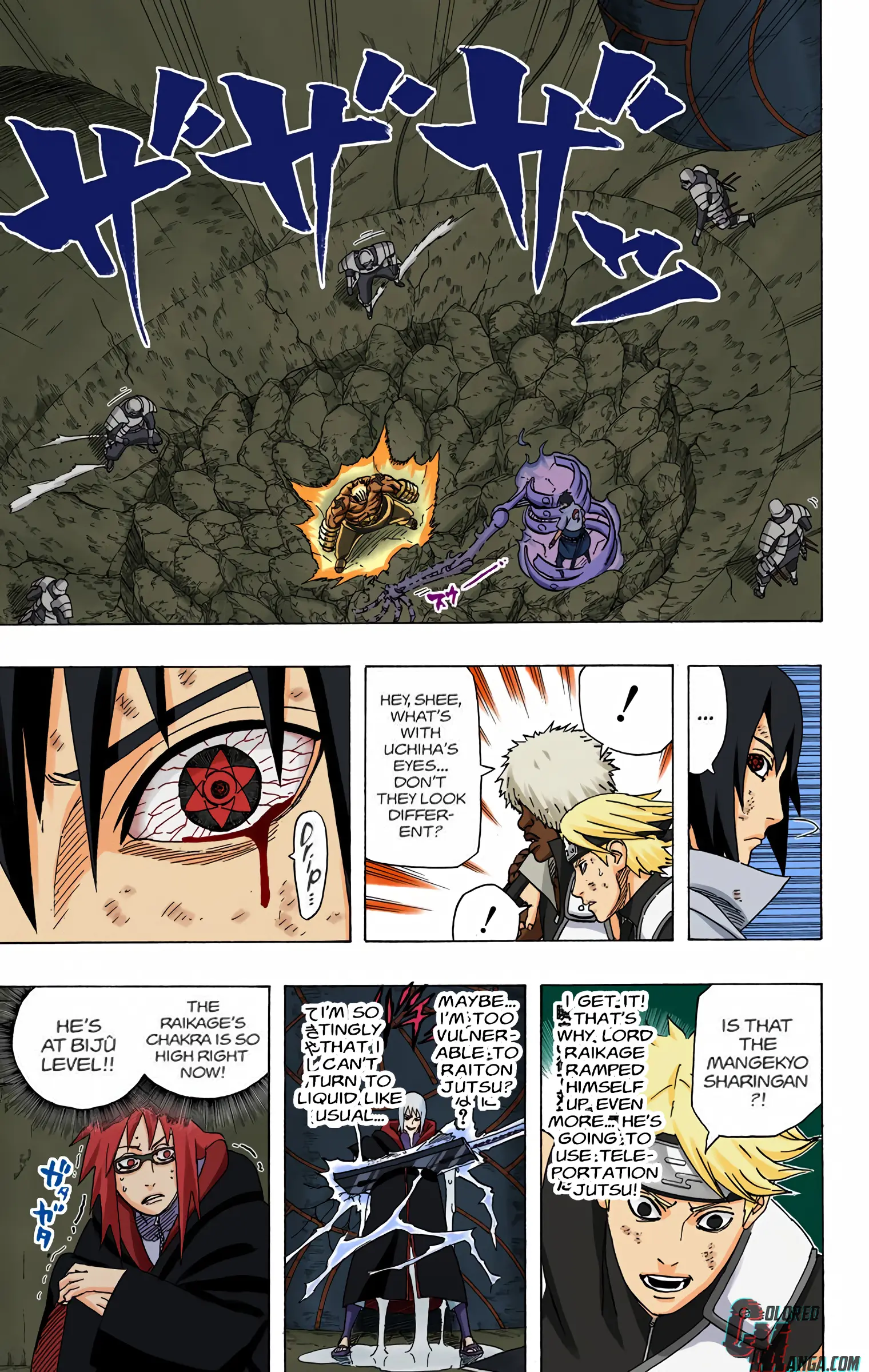 Naruto Colored Manga Online, chapter 463, page 8
