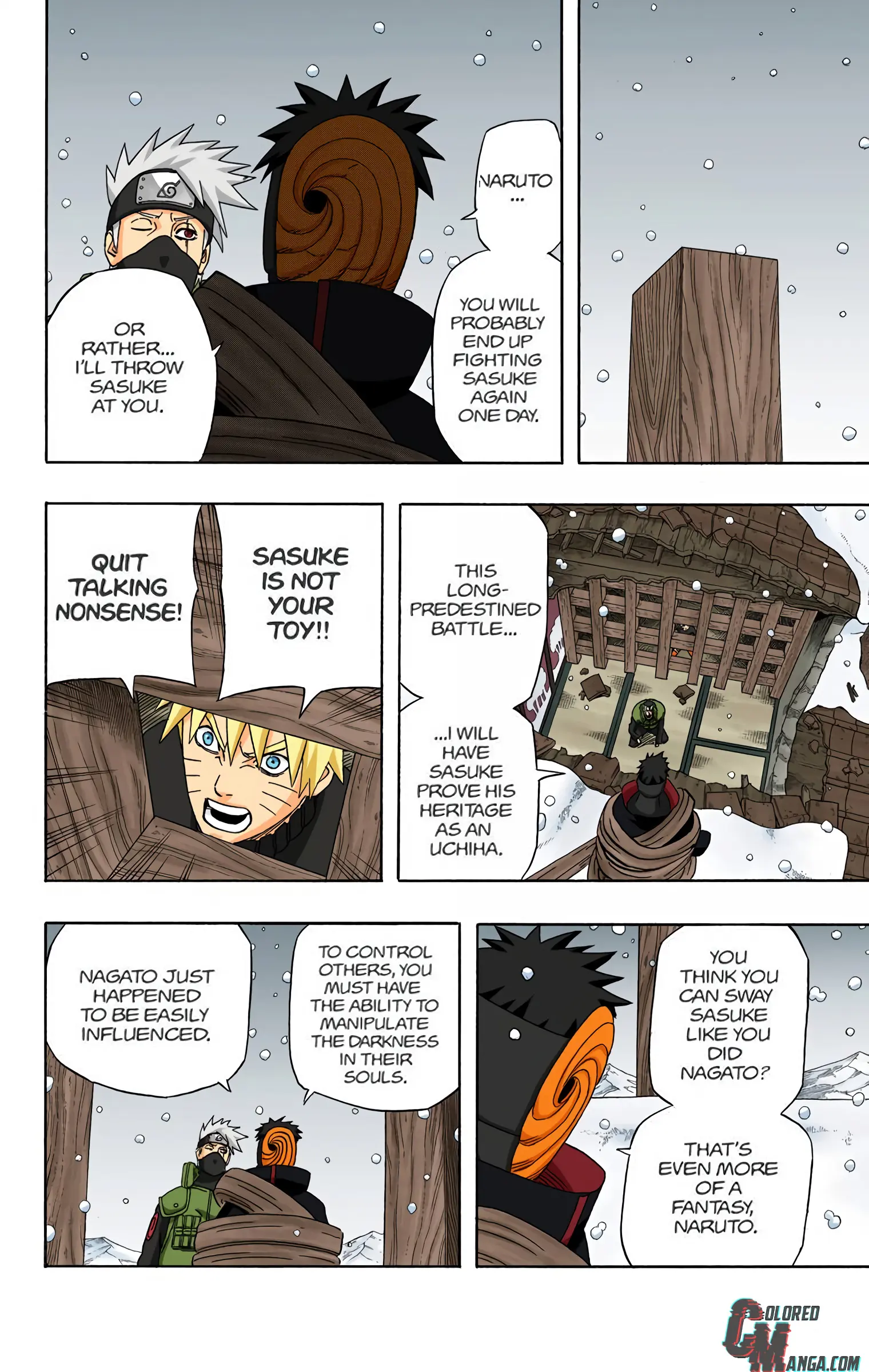 Naruto Colored Manga Online, chapter 463, page 9