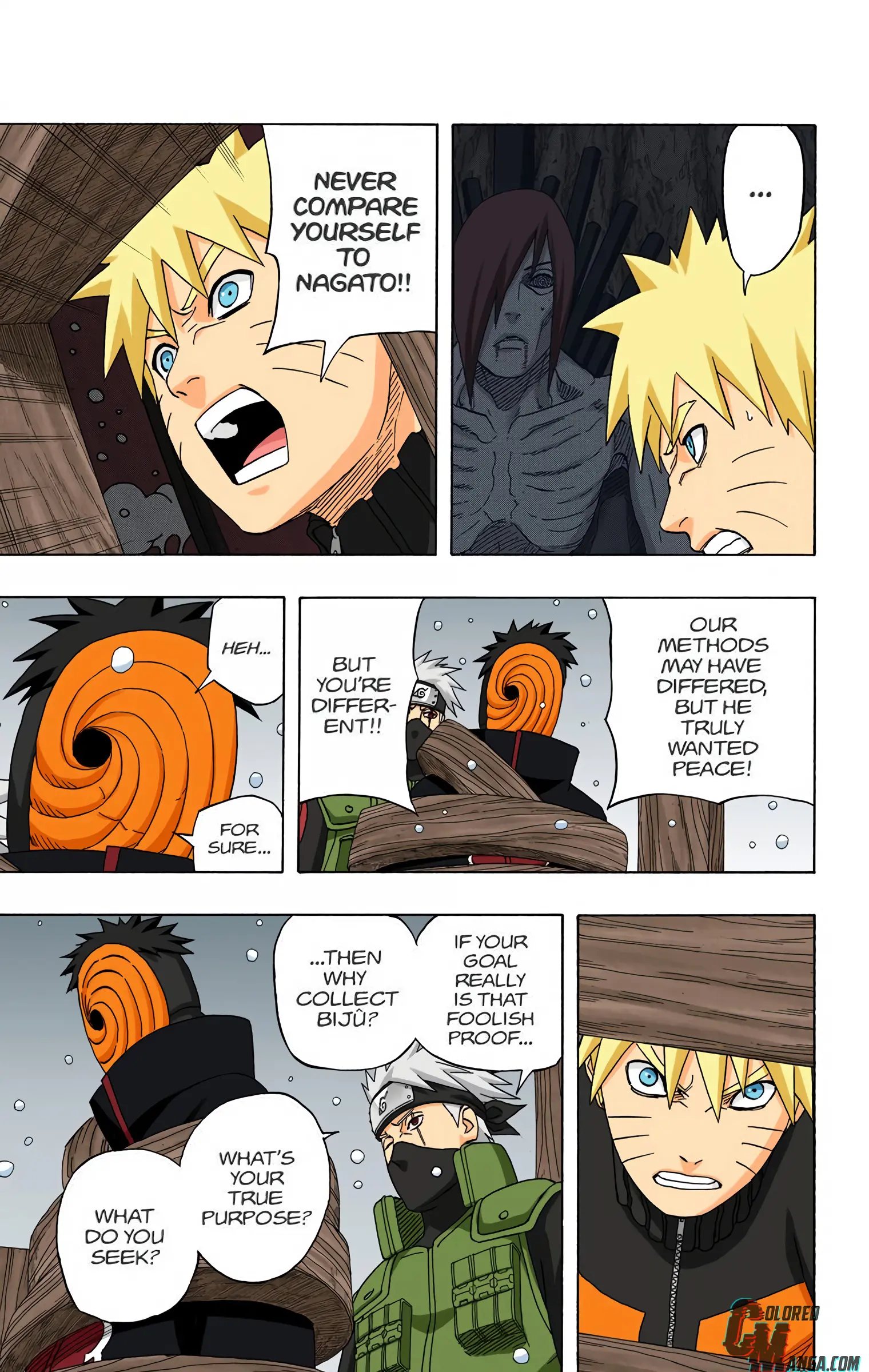 Naruto Colored Manga Online, chapter 463, page 10