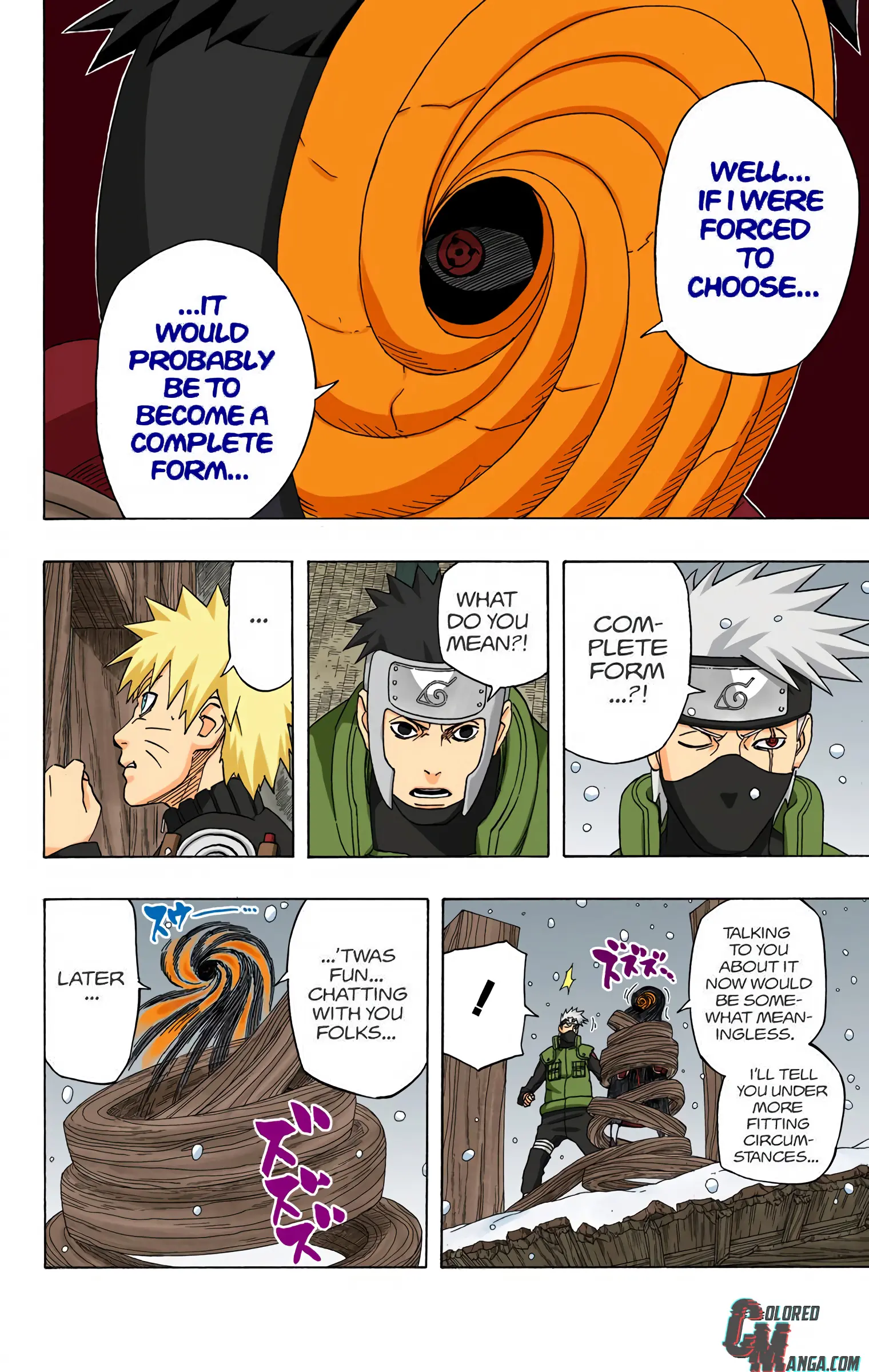 Naruto Colored Manga Online, chapter 463, page 11