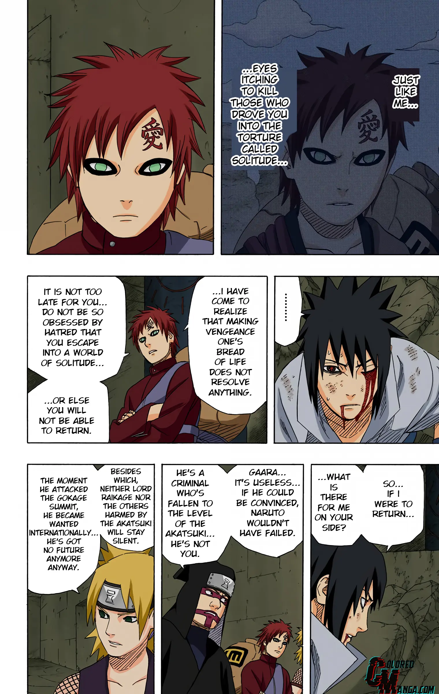 Naruto Colored Manga Online, chapter 464, page 14