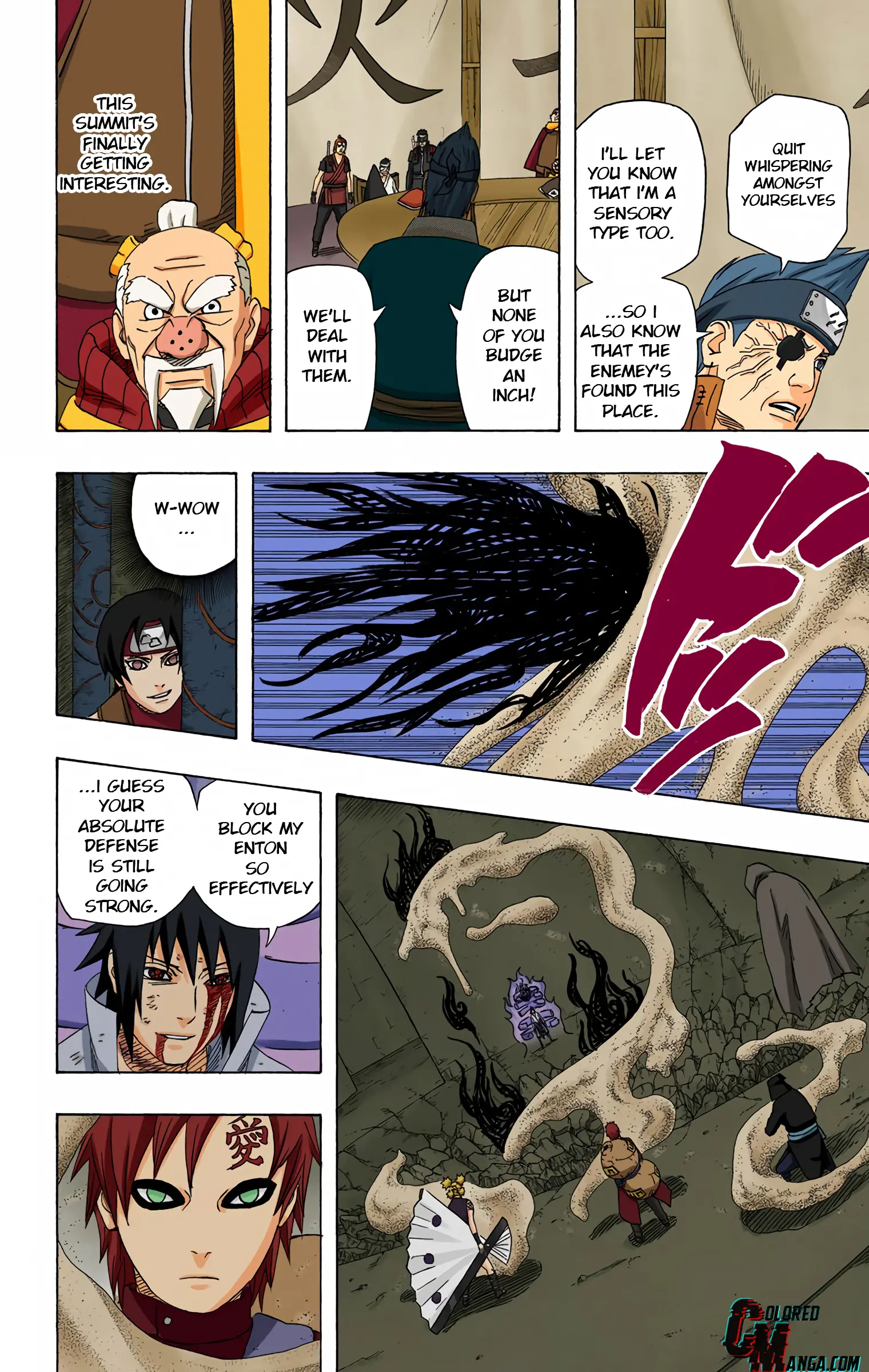 Naruto Colored Manga Online, chapter 464, page 18