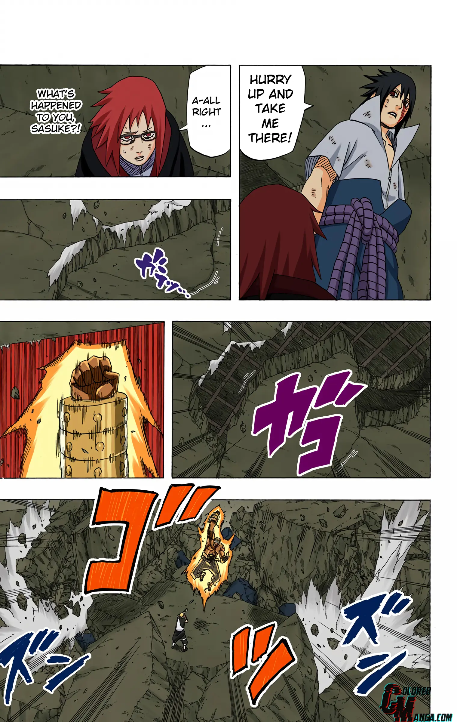 Naruto Colored Manga Online, chapter 465, page 7