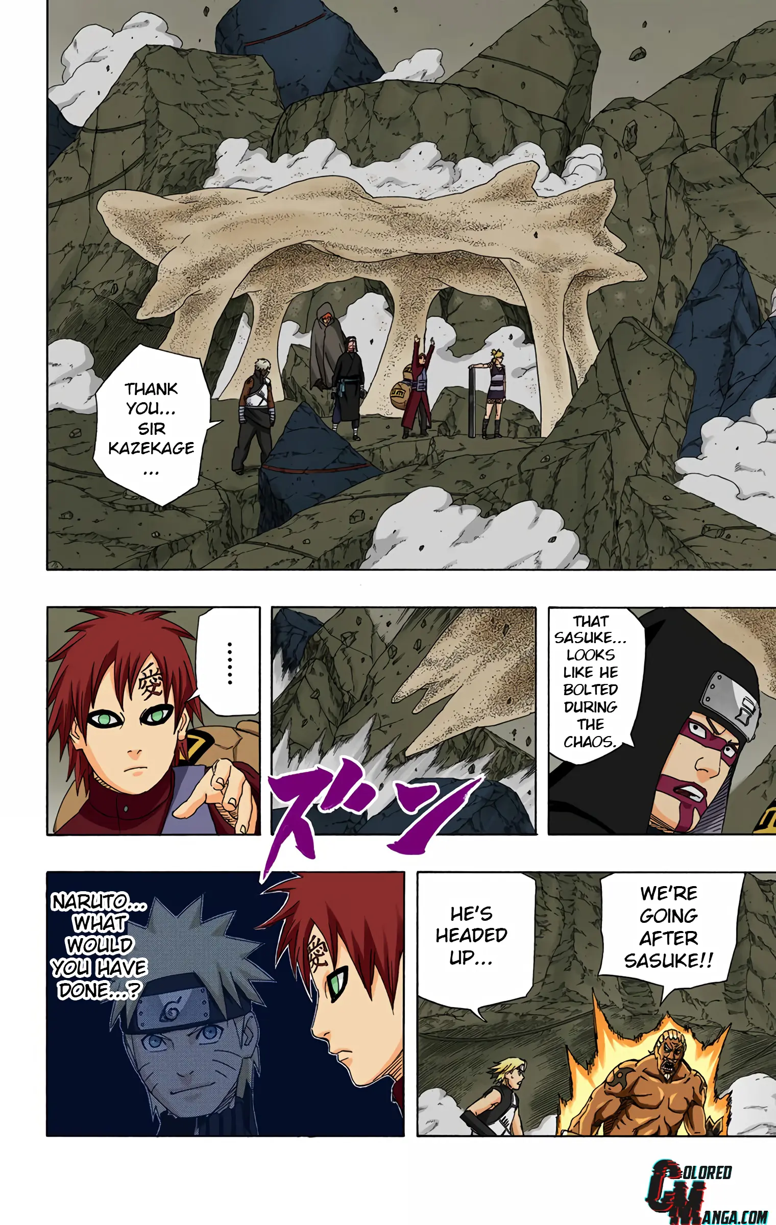 Naruto Colored Manga Online, chapter 465, page 8