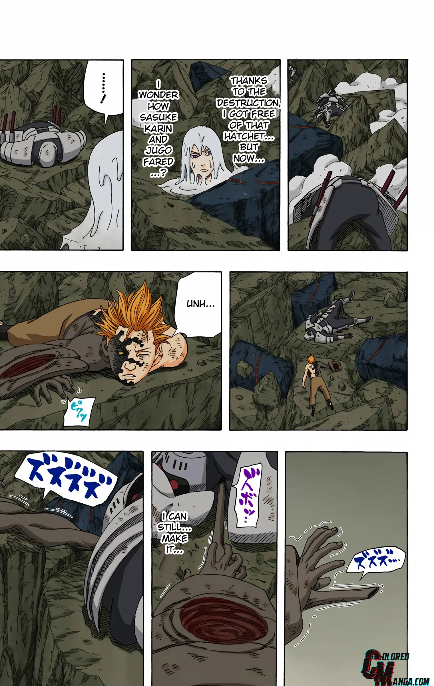 Naruto Colored Manga Online, chapter 465, page 9