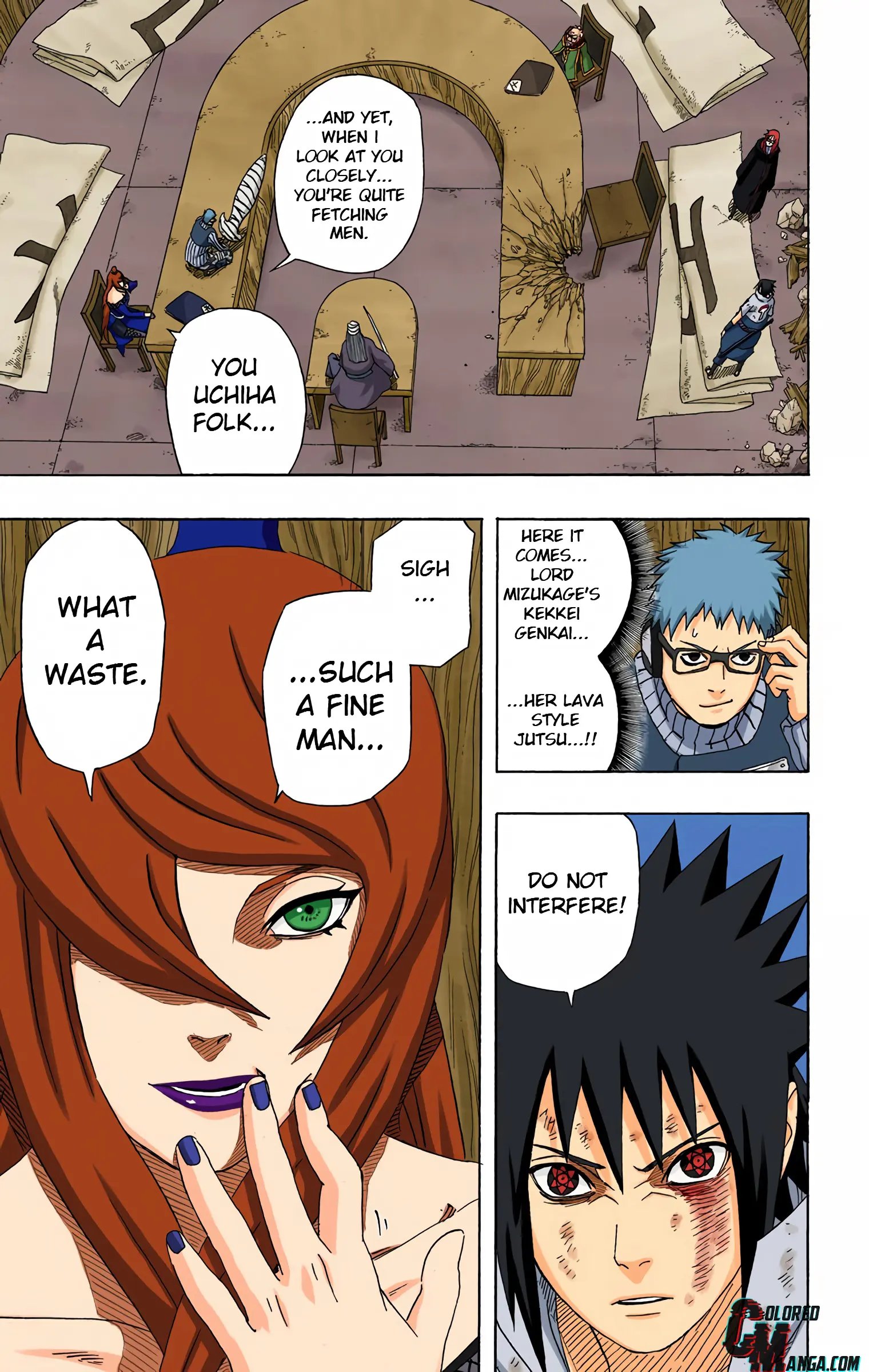 Naruto Colored Manga Online, chapter 465, page 17