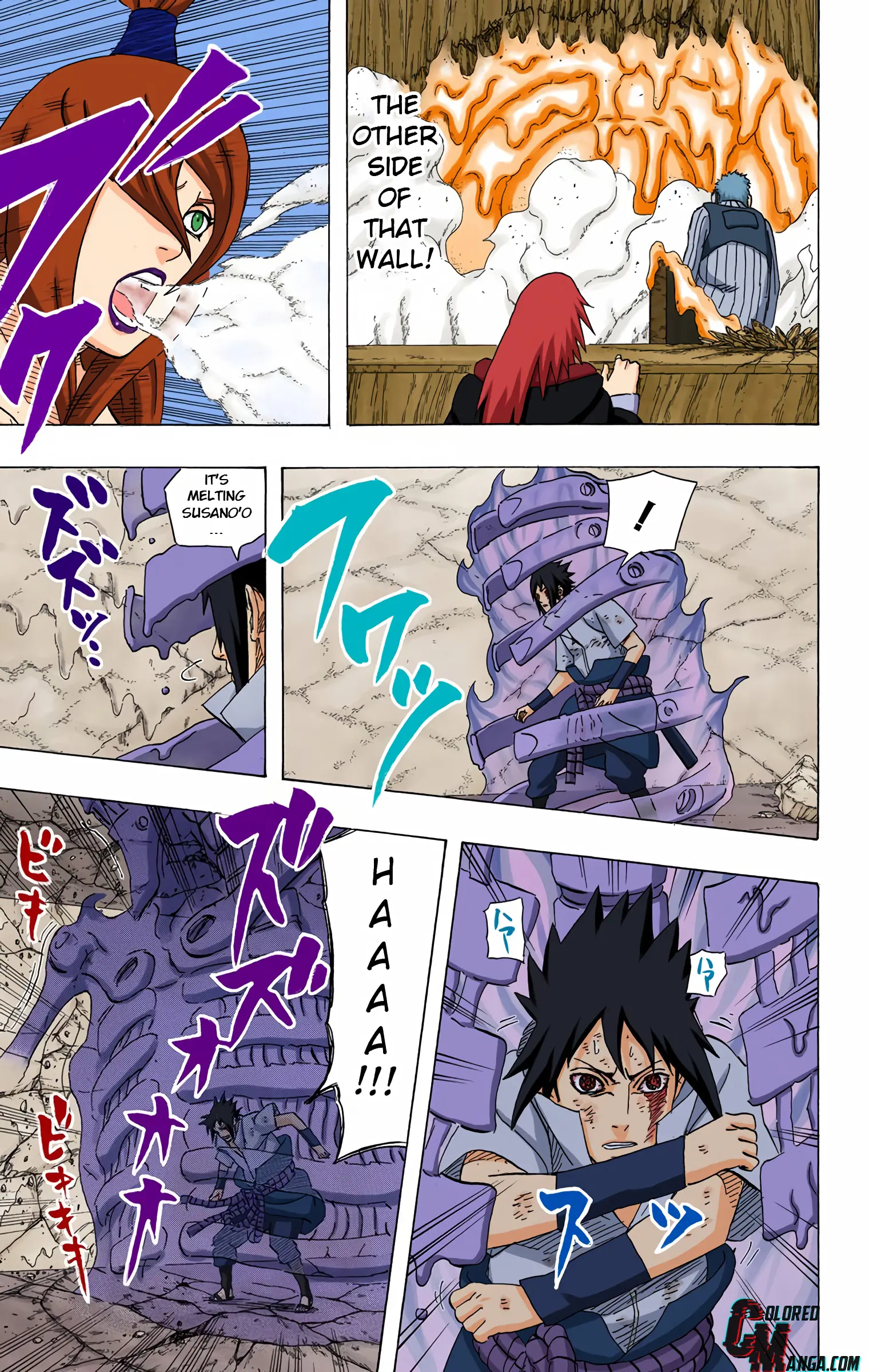 Naruto Colored Manga Online, chapter 466, page 7