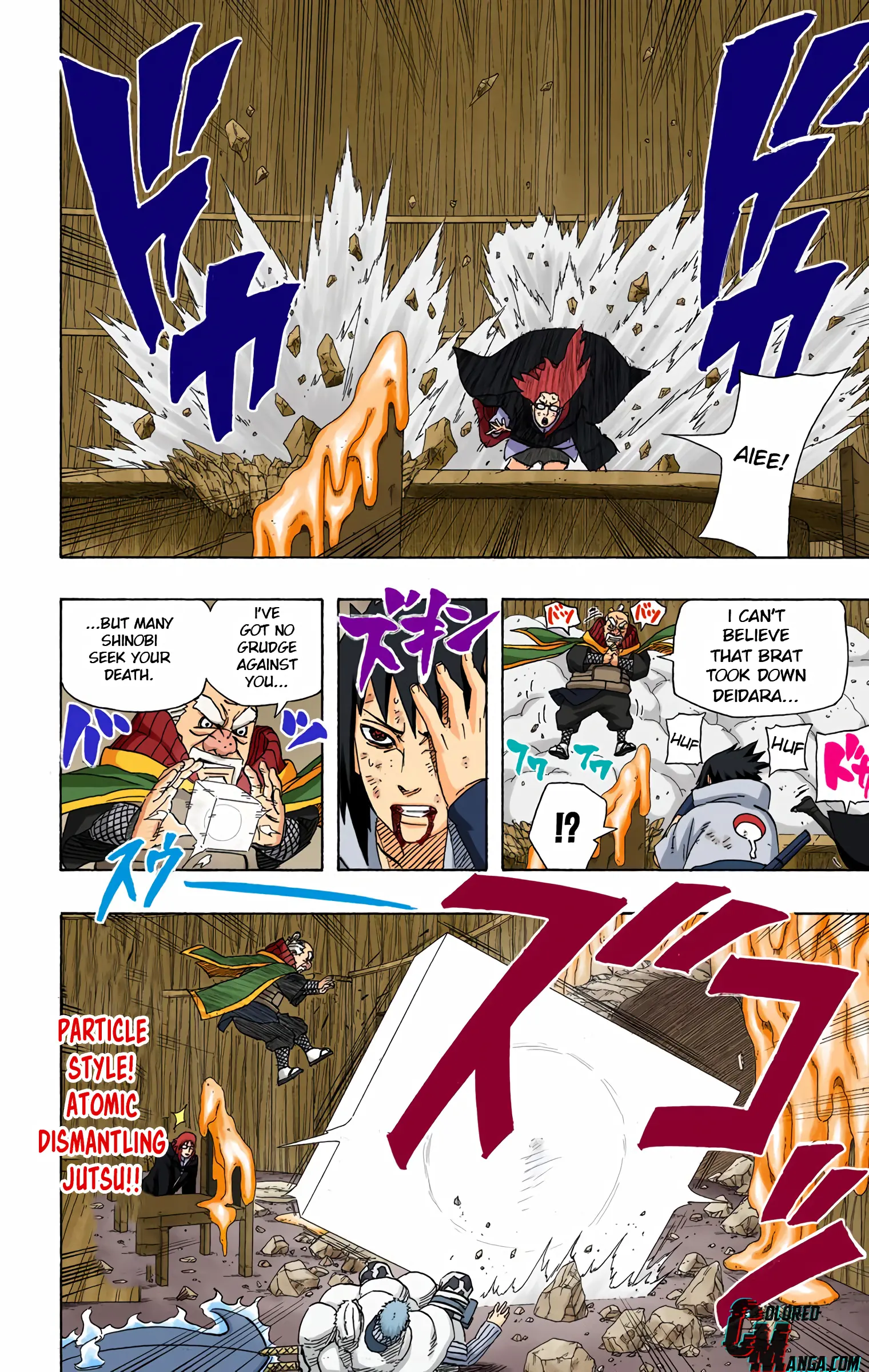 Naruto Colored Manga Online, chapter 466, page 14