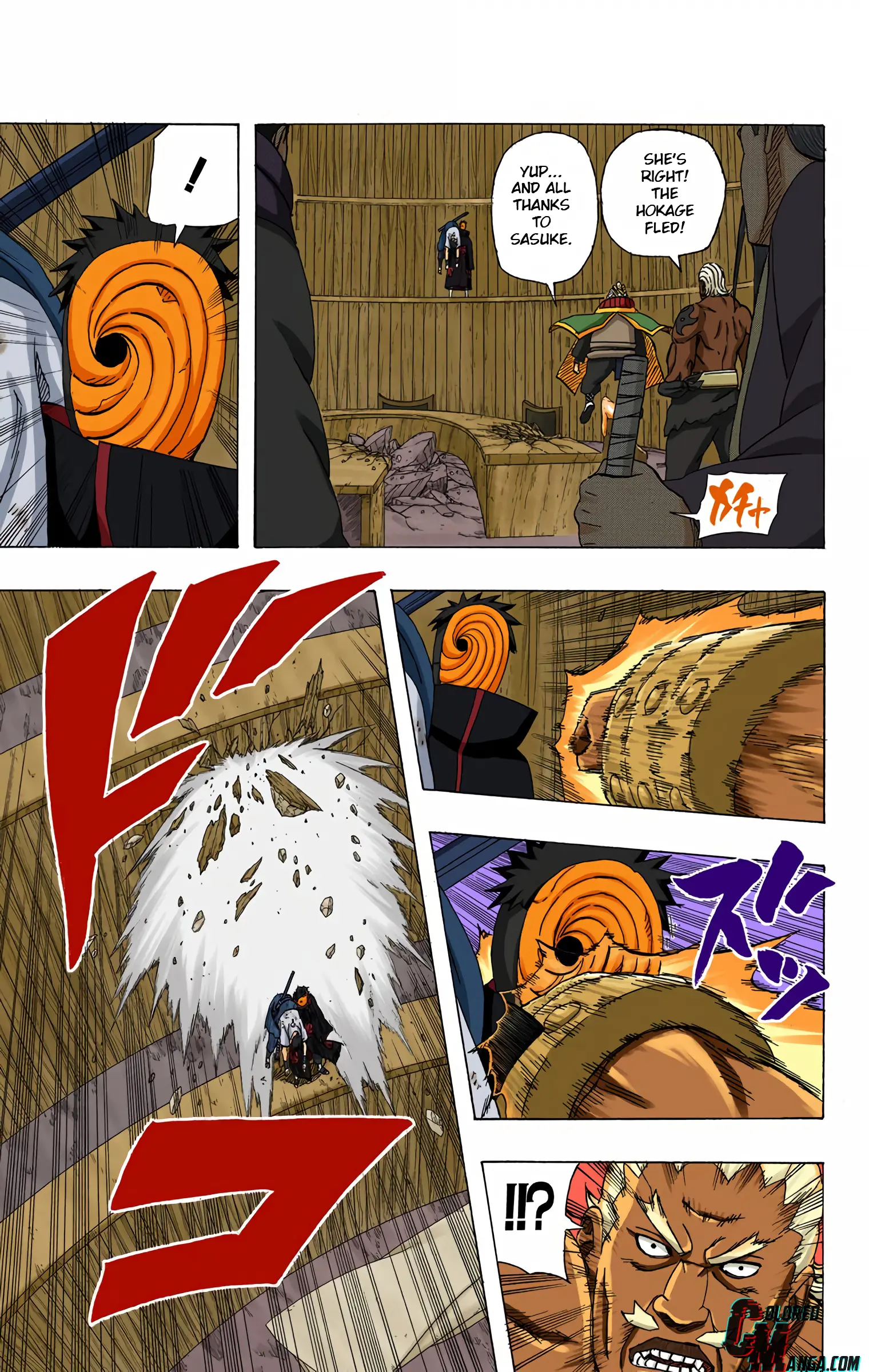 Naruto Colored Manga Online, chapter 467, page 6