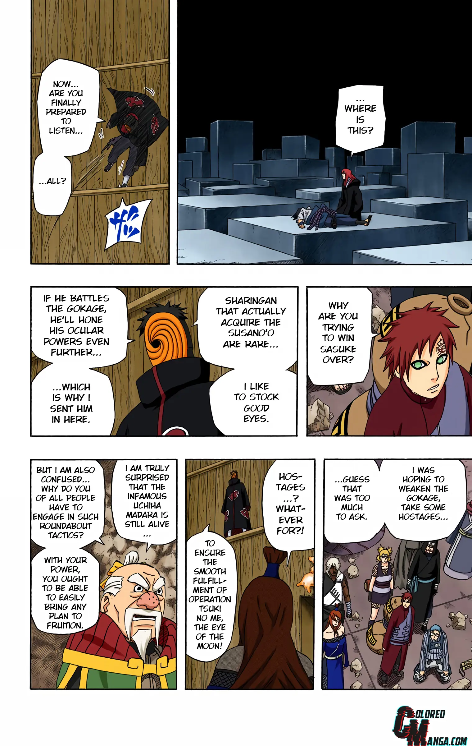 Naruto Colored Manga Online, chapter 467, page 9