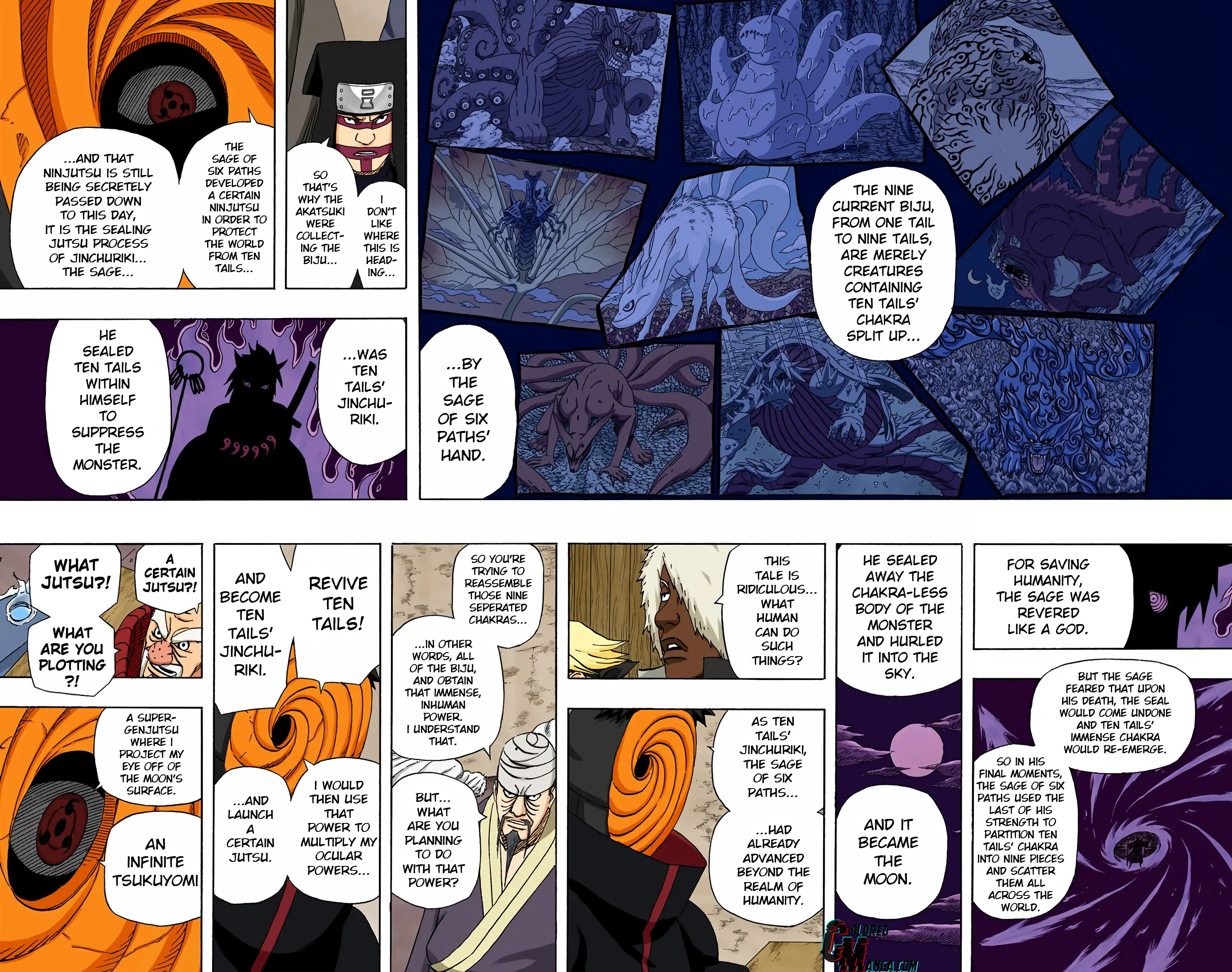 Naruto Colored Manga Online, chapter 467, page 15
